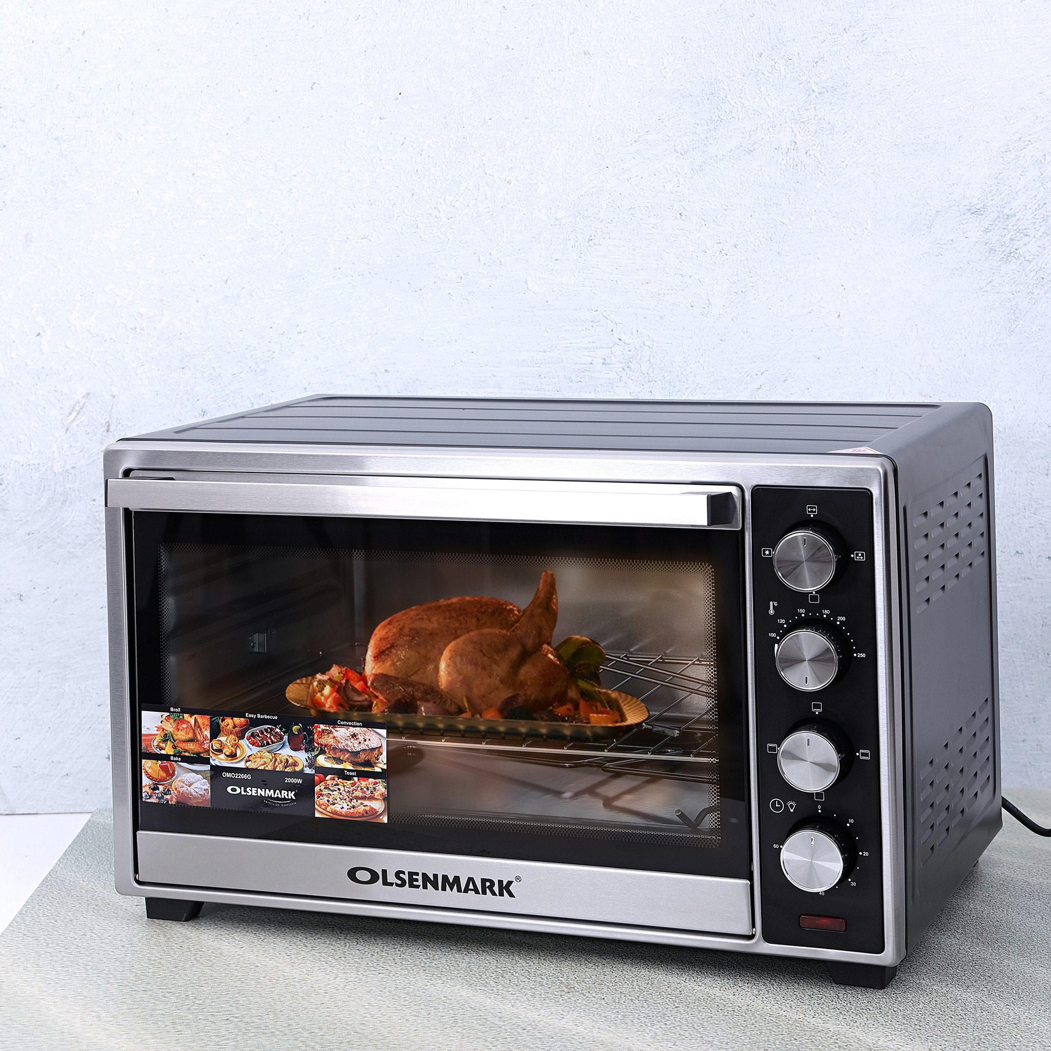 Olsenmark Convection Oven with Rotisserie - 45 L-household-appliances-kitchenappliances-microwavesandovens-image-1