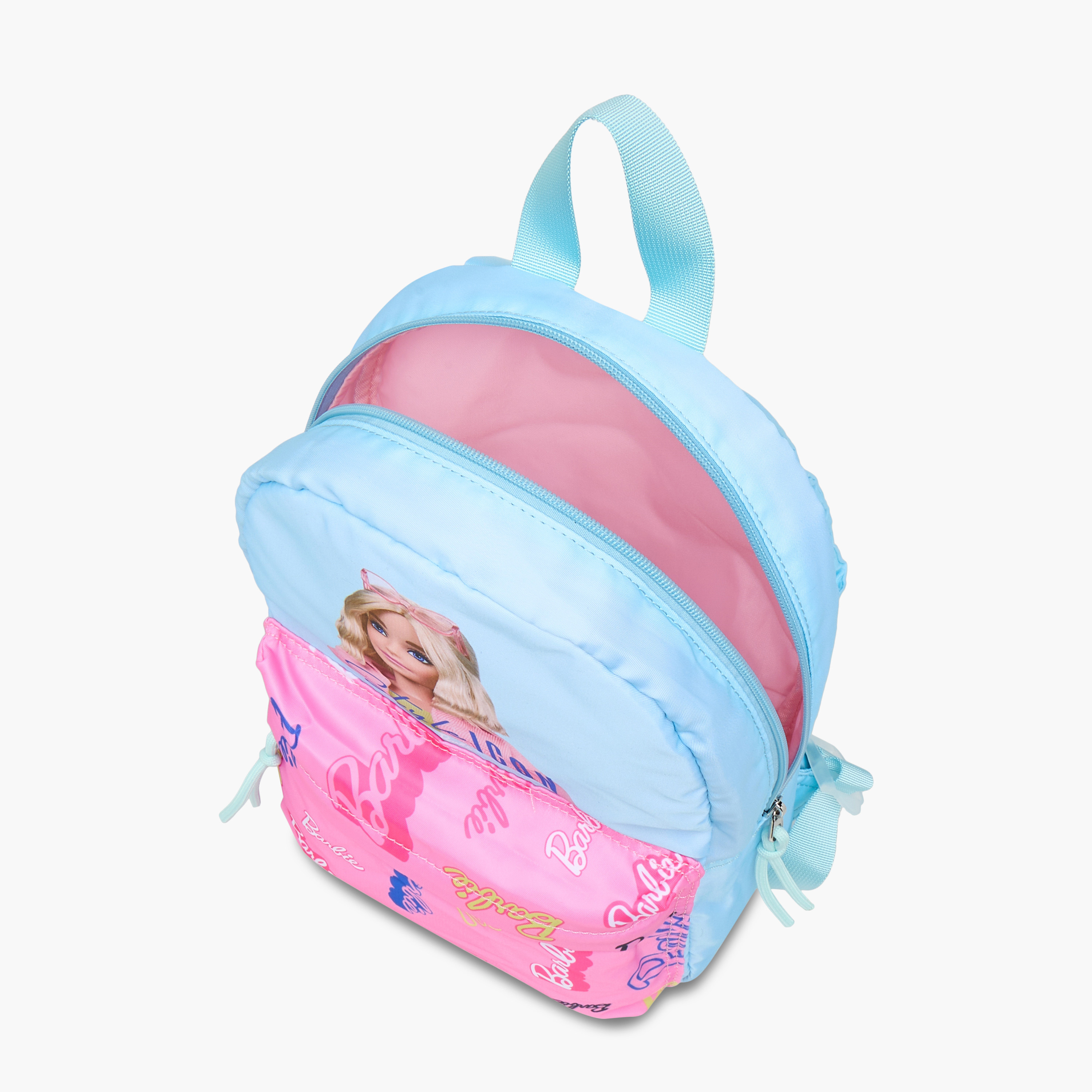شنطة ظهر مدرسية بأحزمة كتف قابلة للتعديل وطبعات باربي - 33x25x10 سم-school-bagsandbackpacks-backpacks-image-7