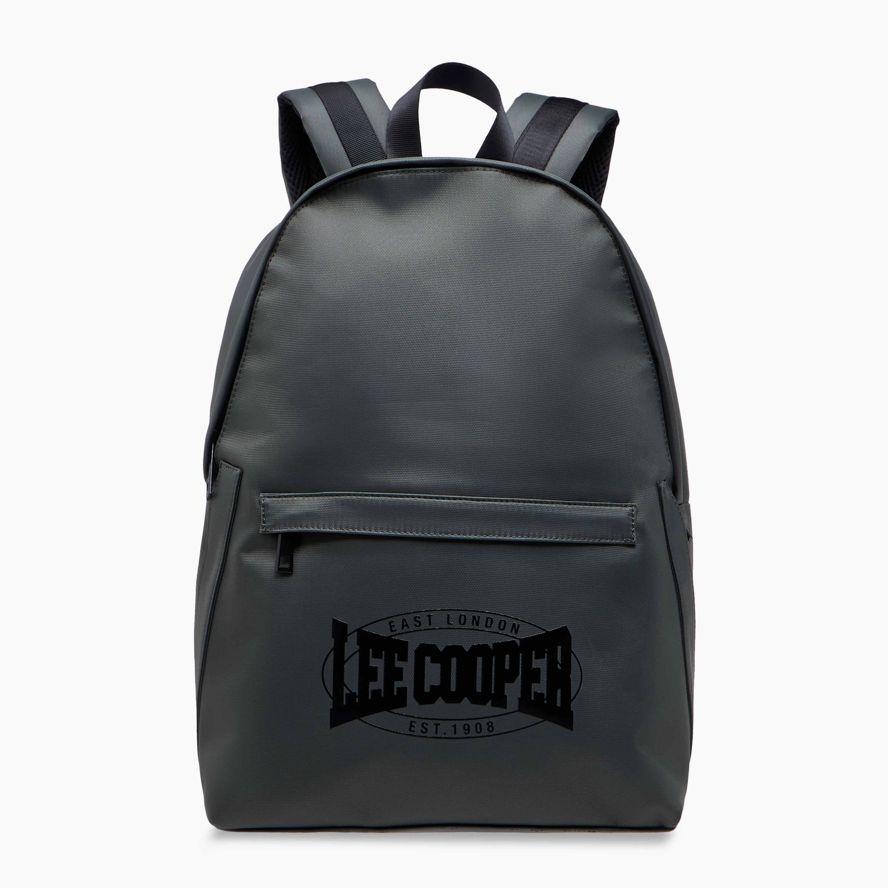 Lee Cooper Logo Detail Backpack with Adjustable Straps and Zip Closure - 45x16 cm-school-bagsandbackpacks-backpacks-image-1
