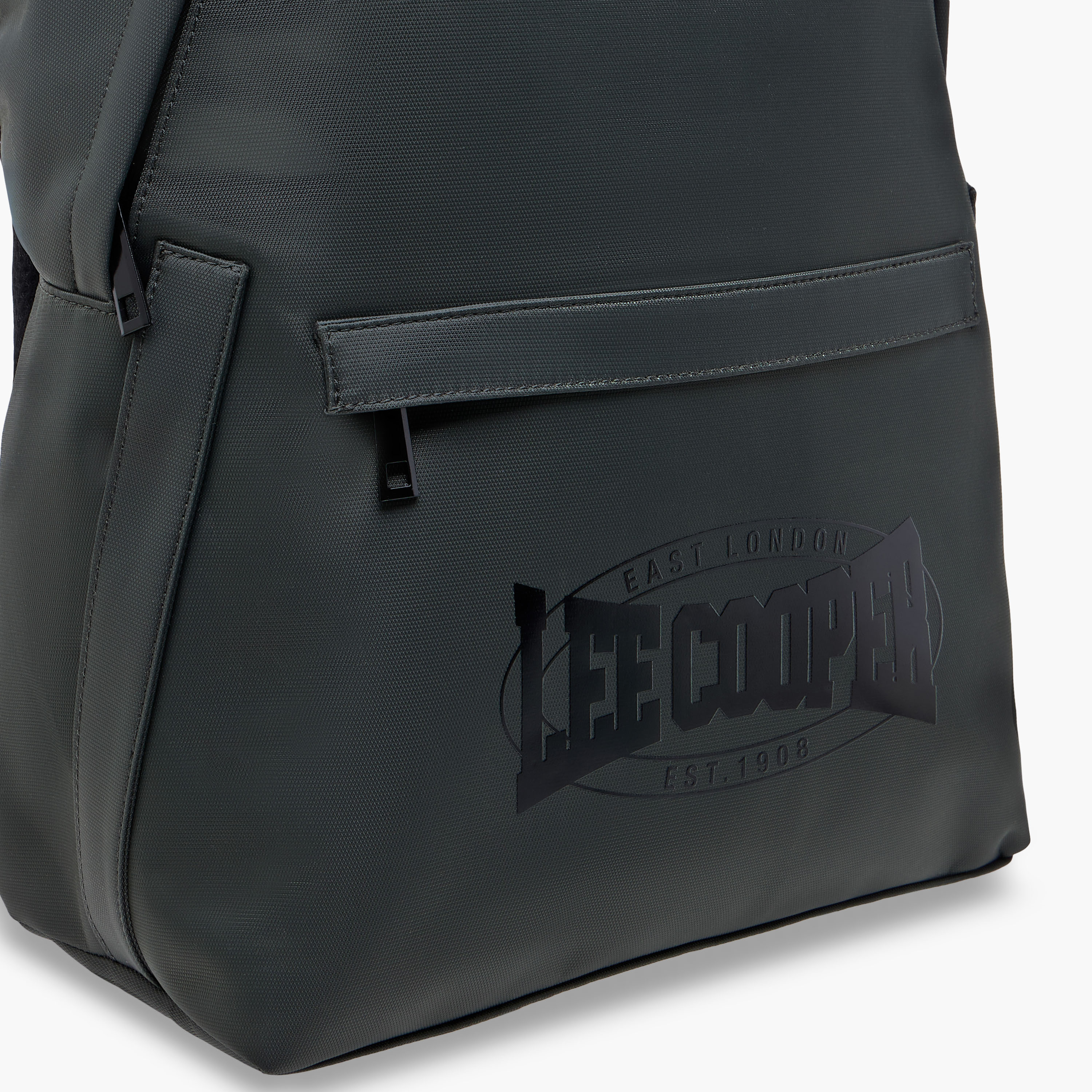 Lee Cooper Logo Detail Backpack with Adjustable Straps and Zip Closure - 45x16 cm-school-bagsandbackpacks-backpacks-image-5