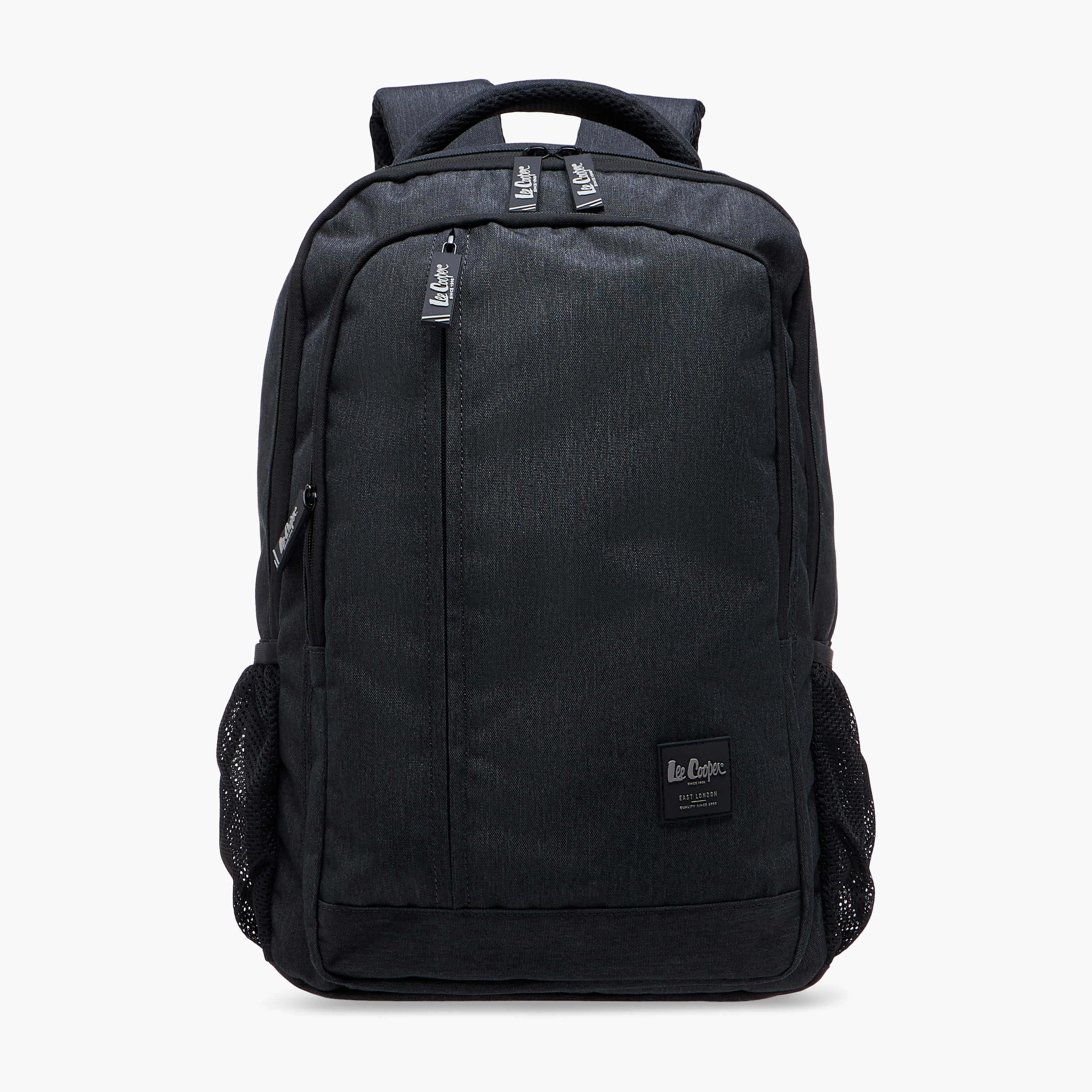 شنطة ظهر بارزة الملمس بأحزمة قابلة للتعديل وسحاب إغلاق من لي كوبر - 31x46x16 سم-school-bagsandbackpacks-backpacks-image-1