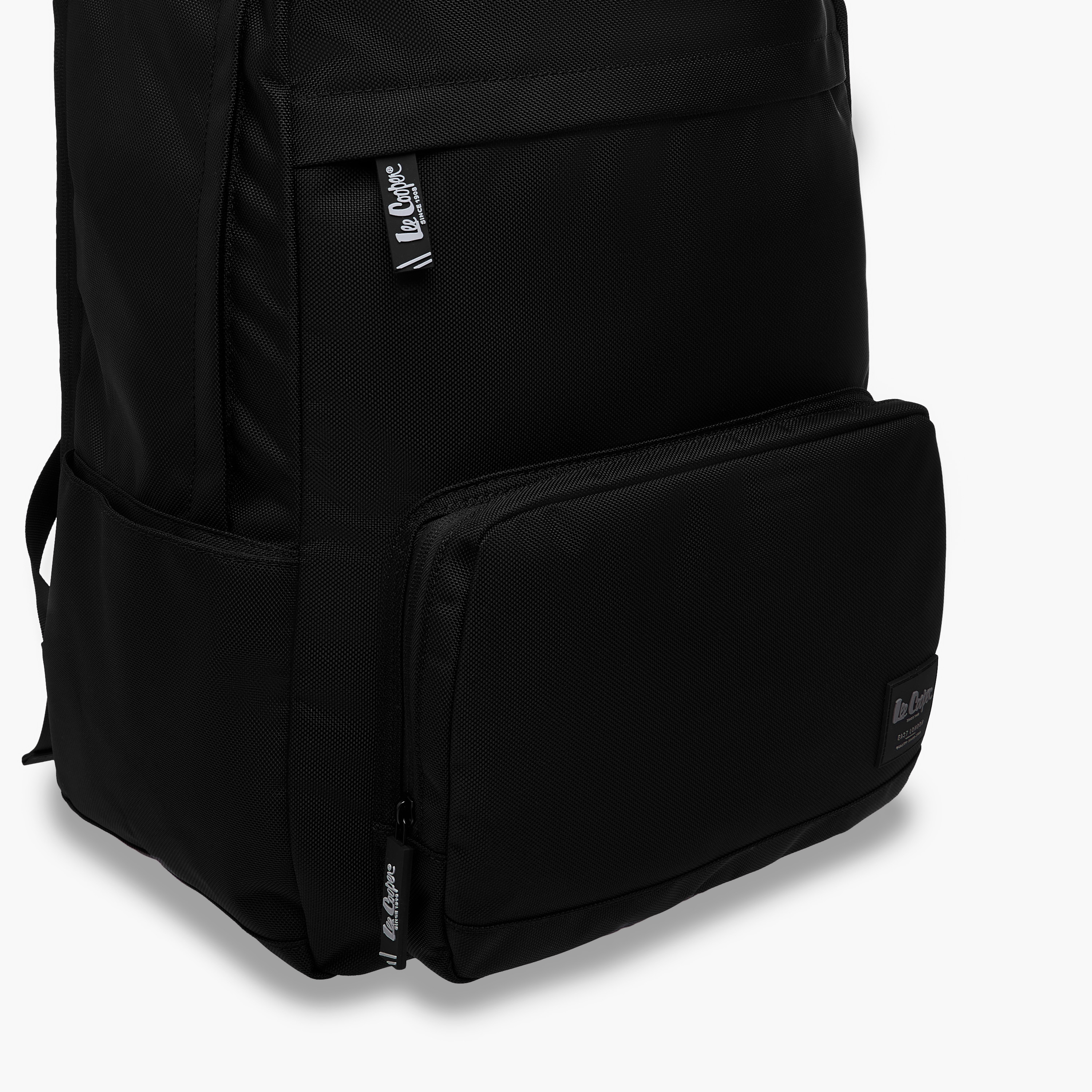 Lee Cooper Textured Backpack with Adjustable Straps and Zip Closure - 34x47x21 cm-school-bagsandbackpacks-backpacks-image-5