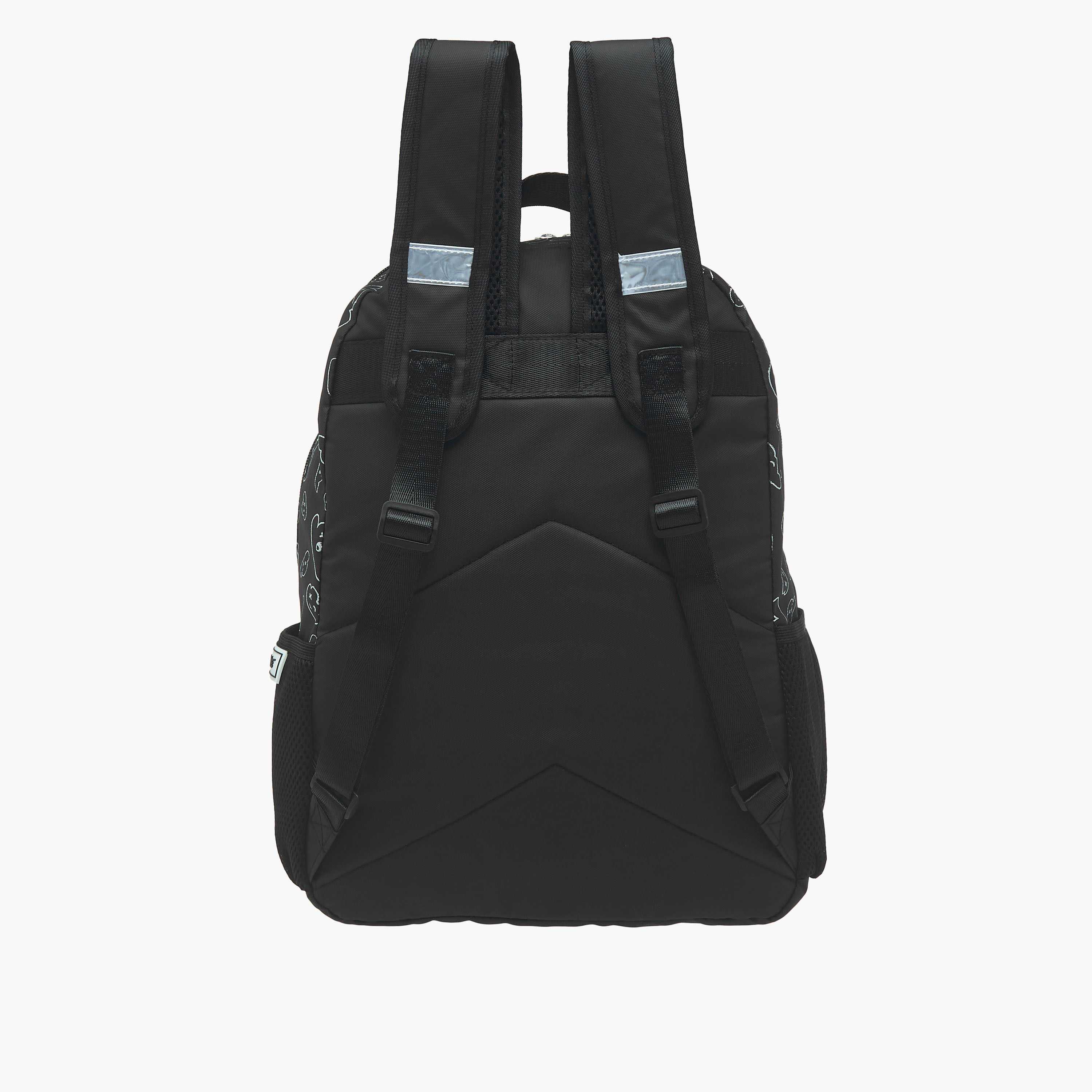 Light & Nine Textured Backpack with Adjustable Shoulder Straps and Zip Closure - 32x15x41 cms-school-bagsandbackpacks-backpacks-image-6