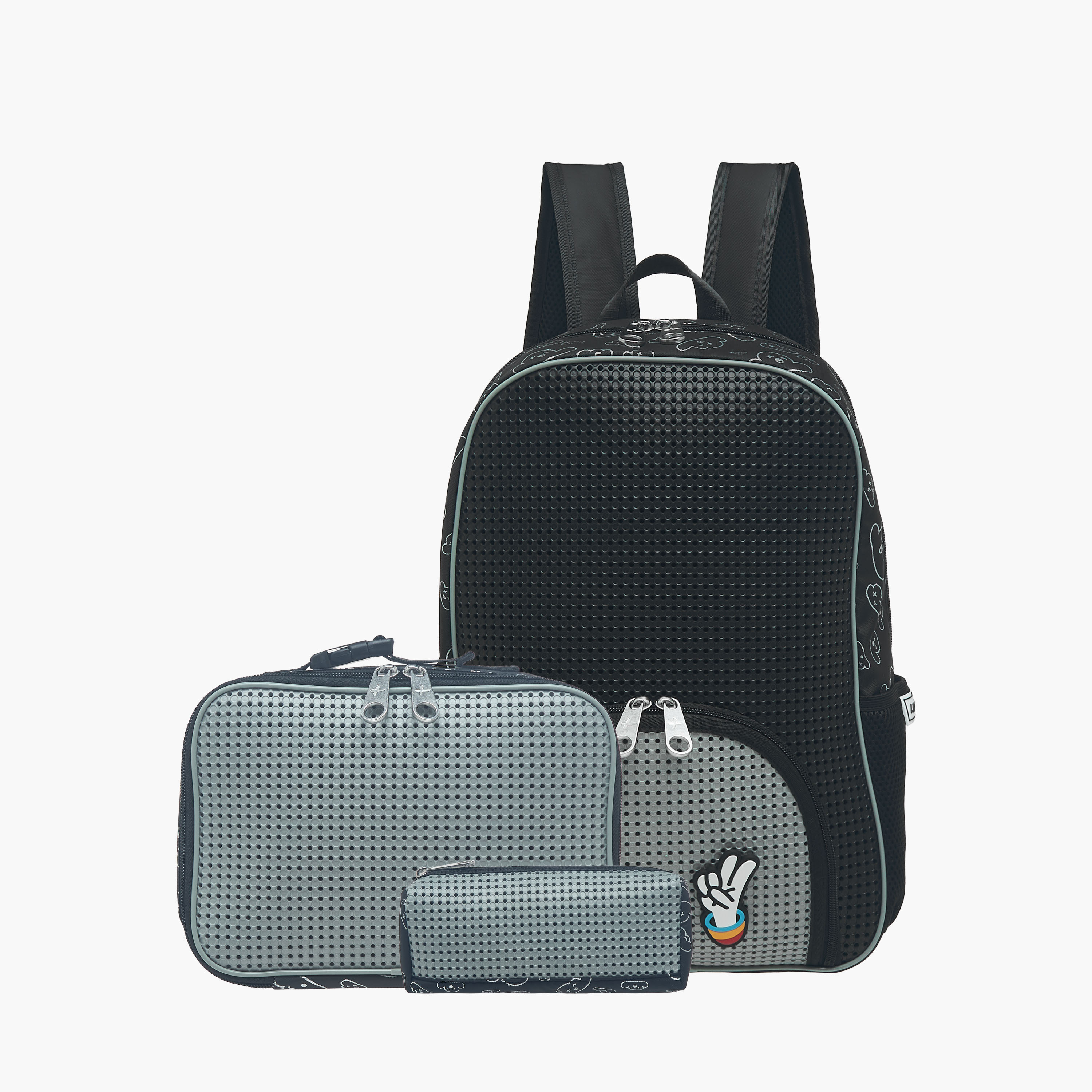 Light & Nine Printed Lunch Bag with Zip Closure-school-lunchessentials-lunchbags-image-6