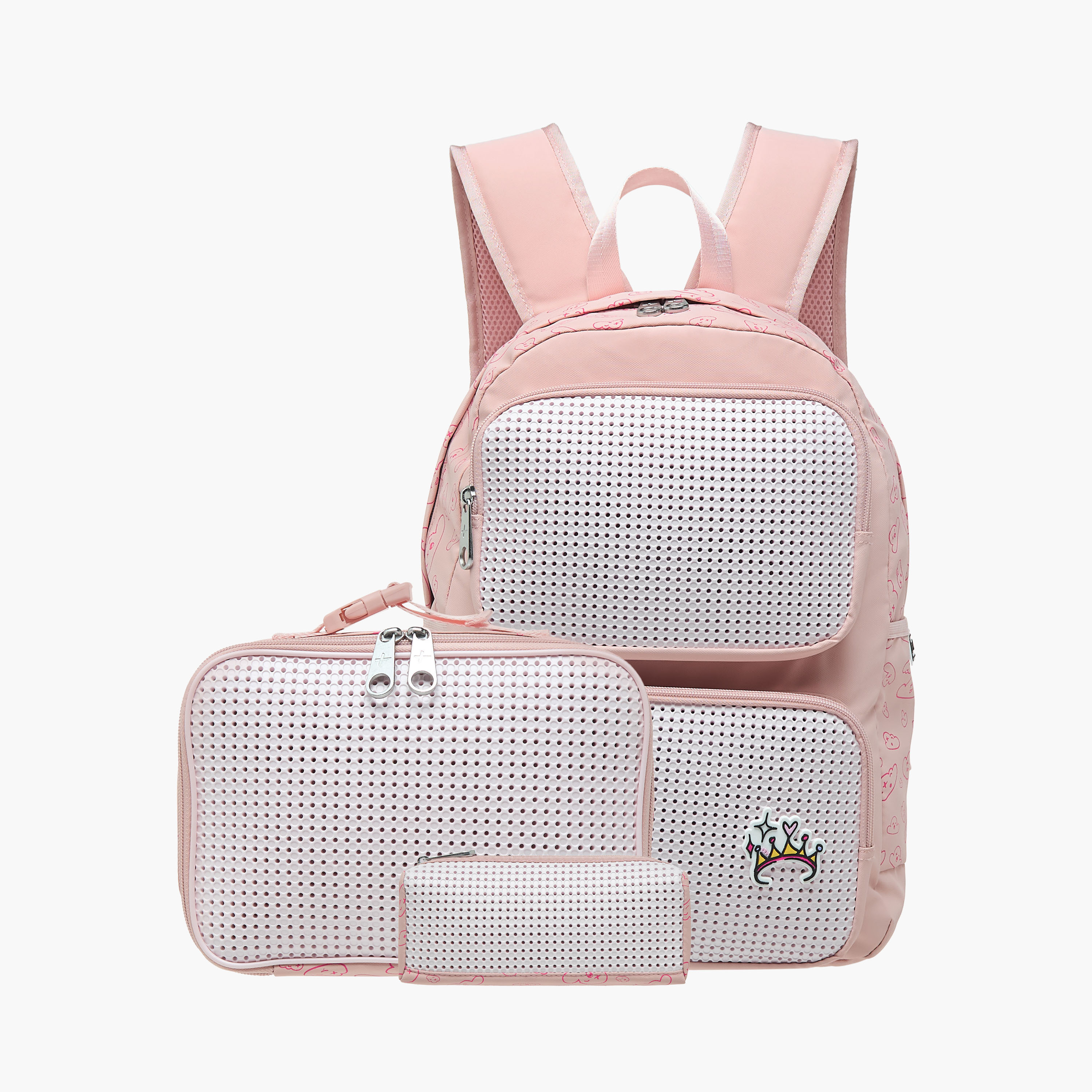 Light & Nine Printed Lunch Bag with Zip Closure-school-lunchessentials-lunchbags-image-6