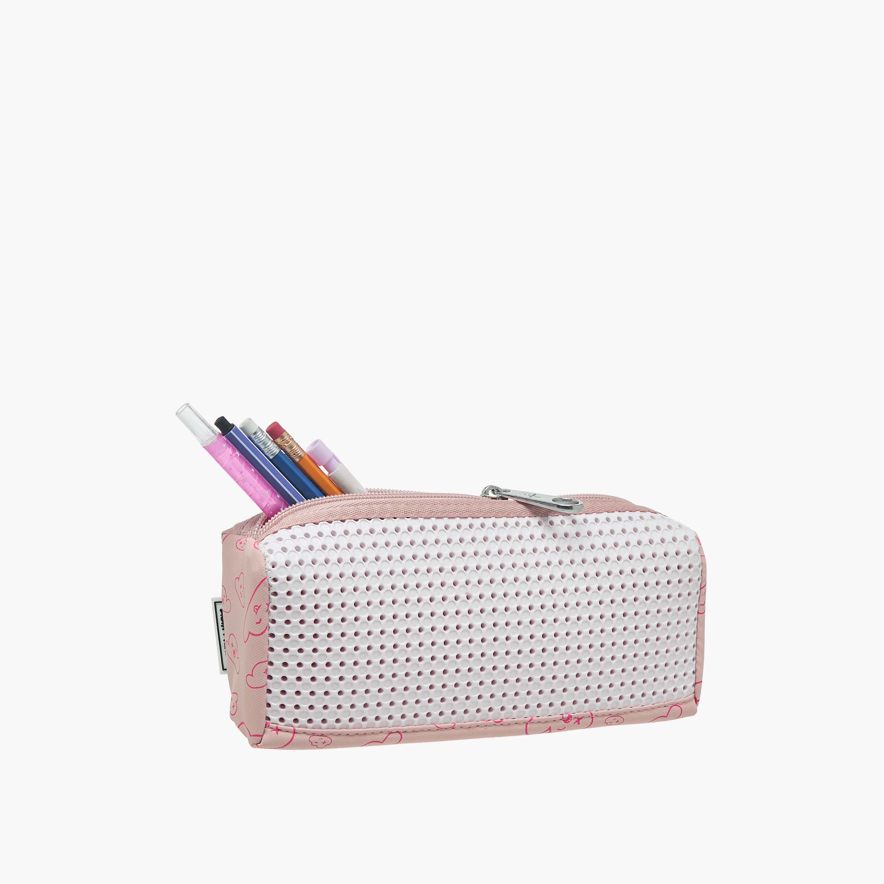 Light & Nine Printed Pencil Pouch with Zip Closure-school-stationery-pencilcases-image-3