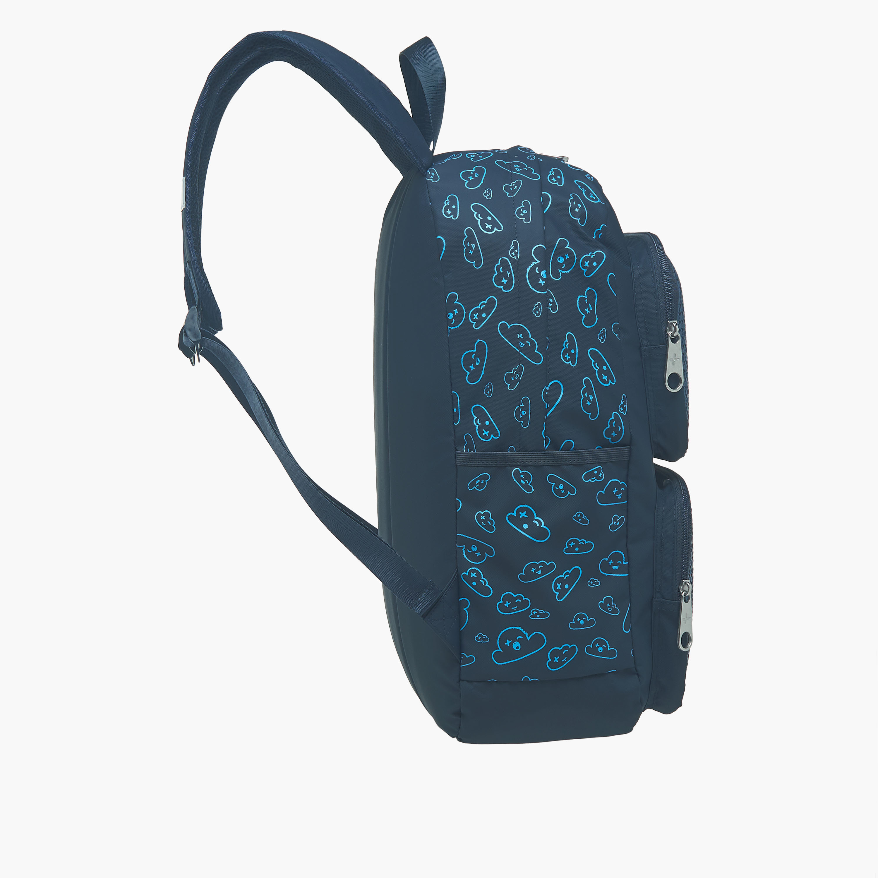 Light & Nine Textured Backpack with Adjustable Shoulder Straps and Zip Closure - 44x31x14 cms-promo_LS20_OMN-image-5