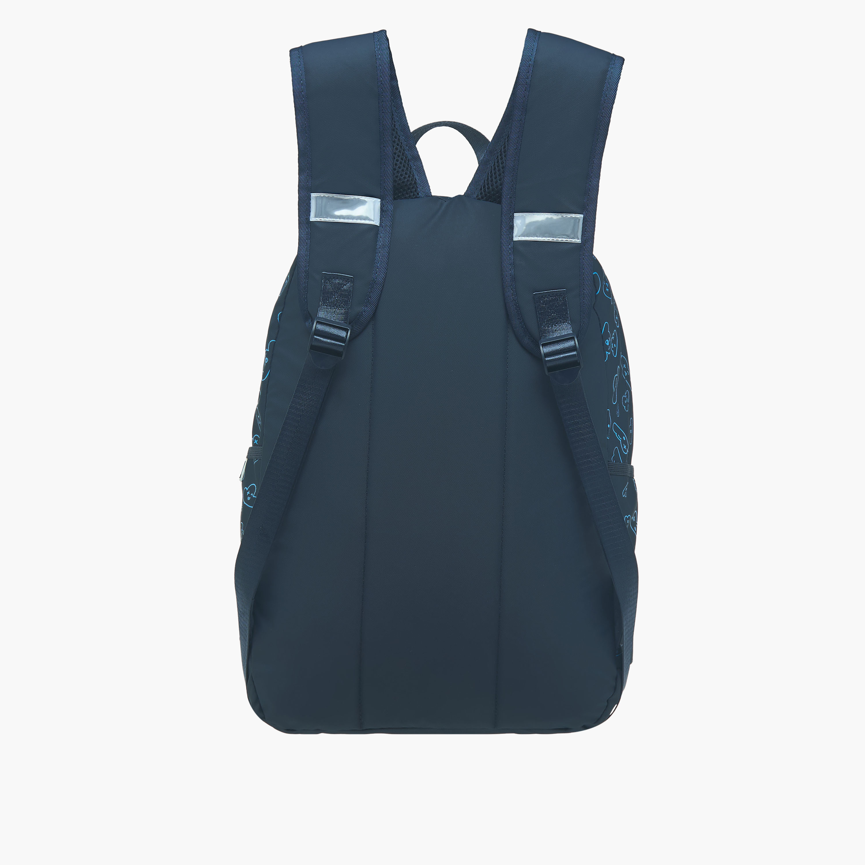 Light & Nine Textured Backpack with Adjustable Shoulder Straps and Zip Closure - 44x31x14 cms-promo_LS20_OMN-image-6