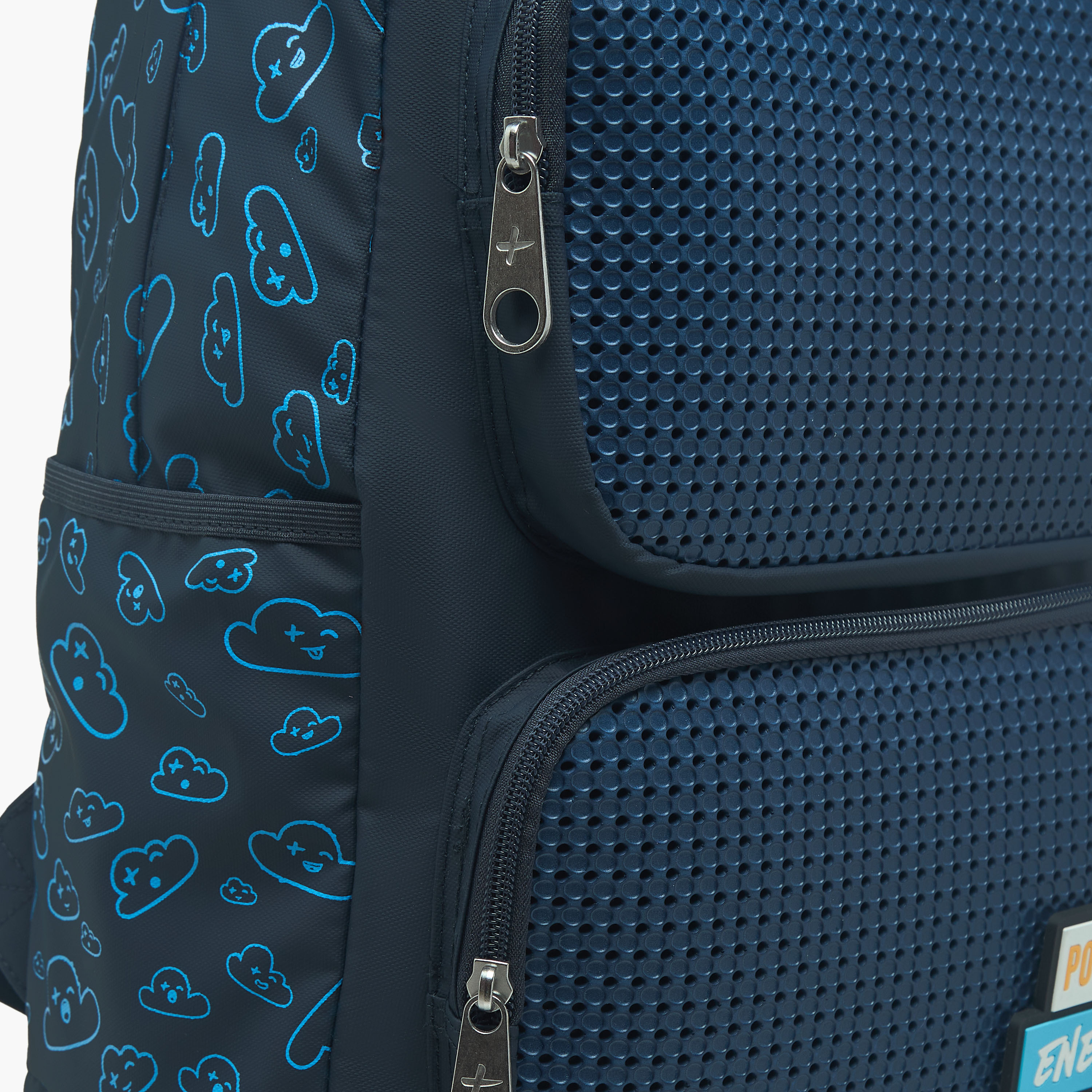 Light & Nine Textured Backpack with Adjustable Shoulder Straps and Zip Closure - 44x31x14 cms-promo_LS20_OMN-image-7