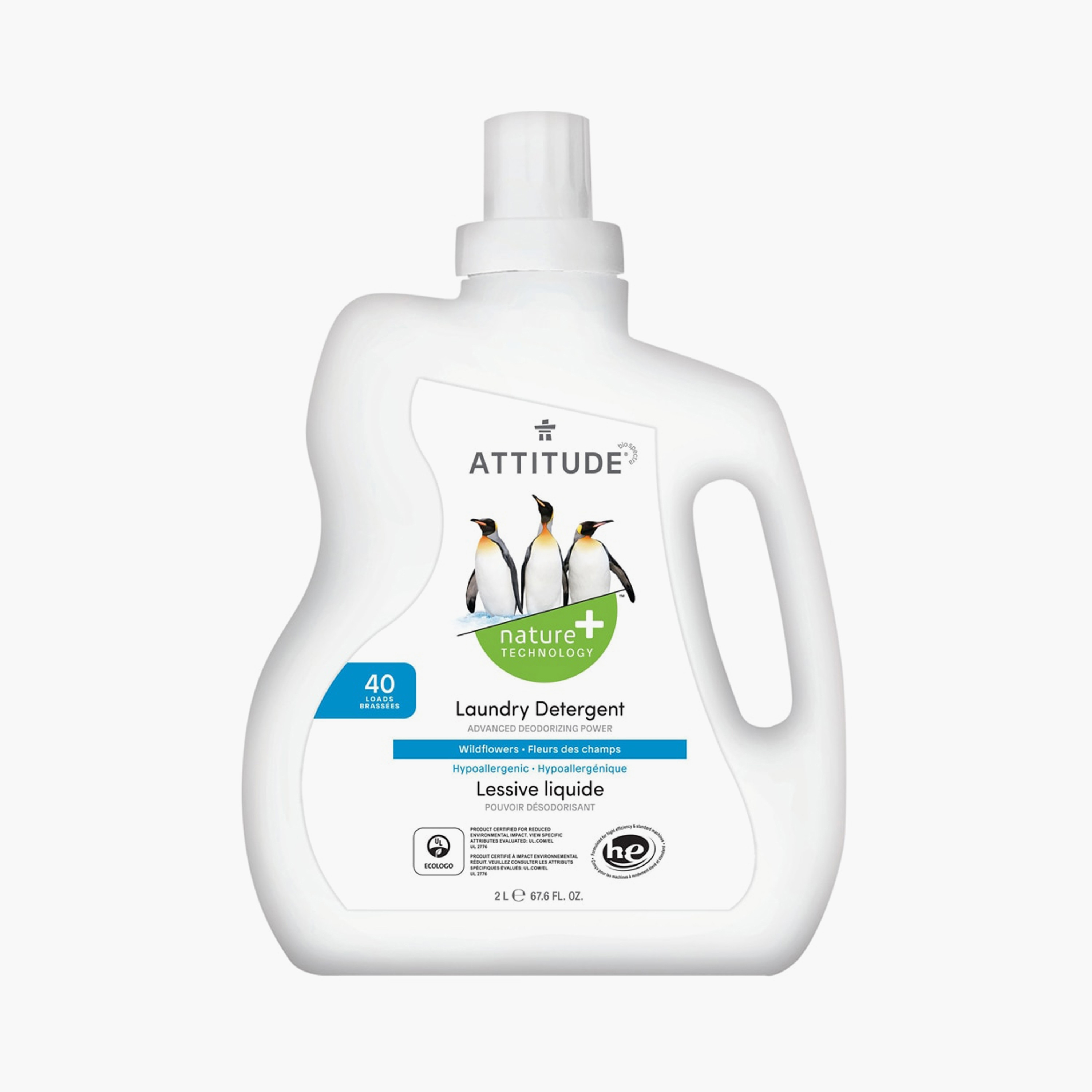 منظف الغسيل السائل المعتمد من مجموعة العمل البيئي من أتيتيود - 40 غسلة - 2 لتر-baby-feeding-cleaningliquids-image-1