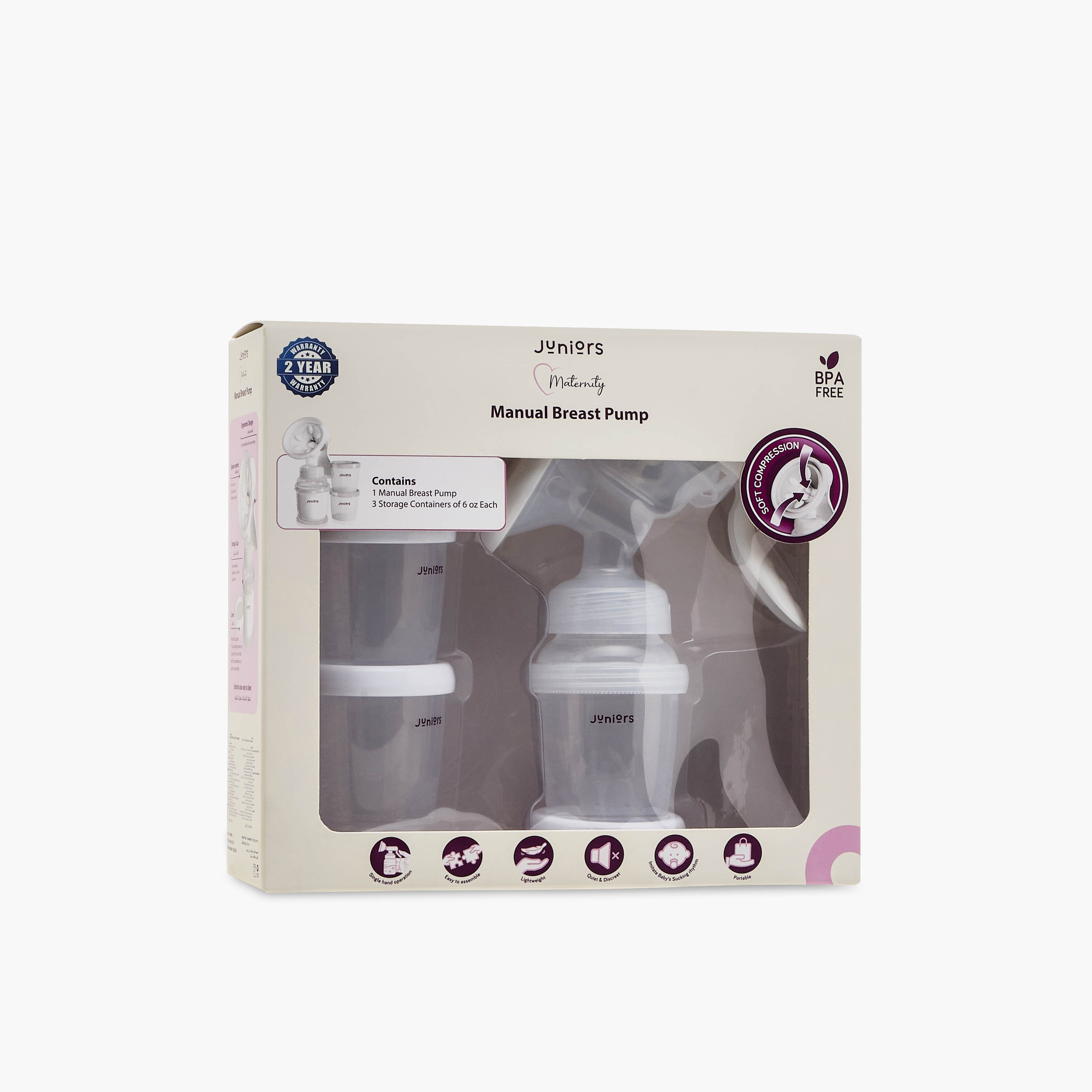 Juniors Breastfeeding Breast Pump with Anti Spill Lid-baby-feeding-breastfeedingandcare-image-17