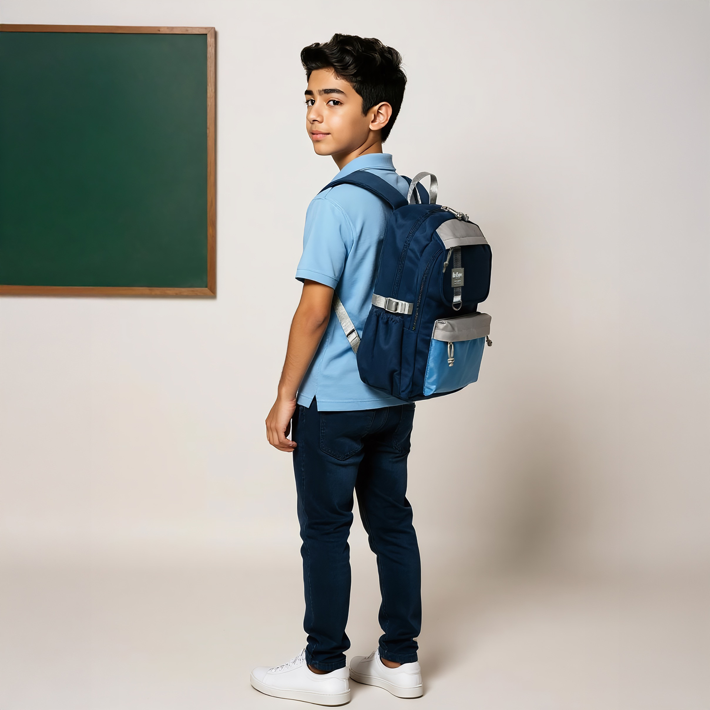طقم شنطة ظهر مدرسية بطبعات مع شنطة غداء ومقلمة من فلورا بيلا-school-bagsandbackpacks-backpacks-image-2