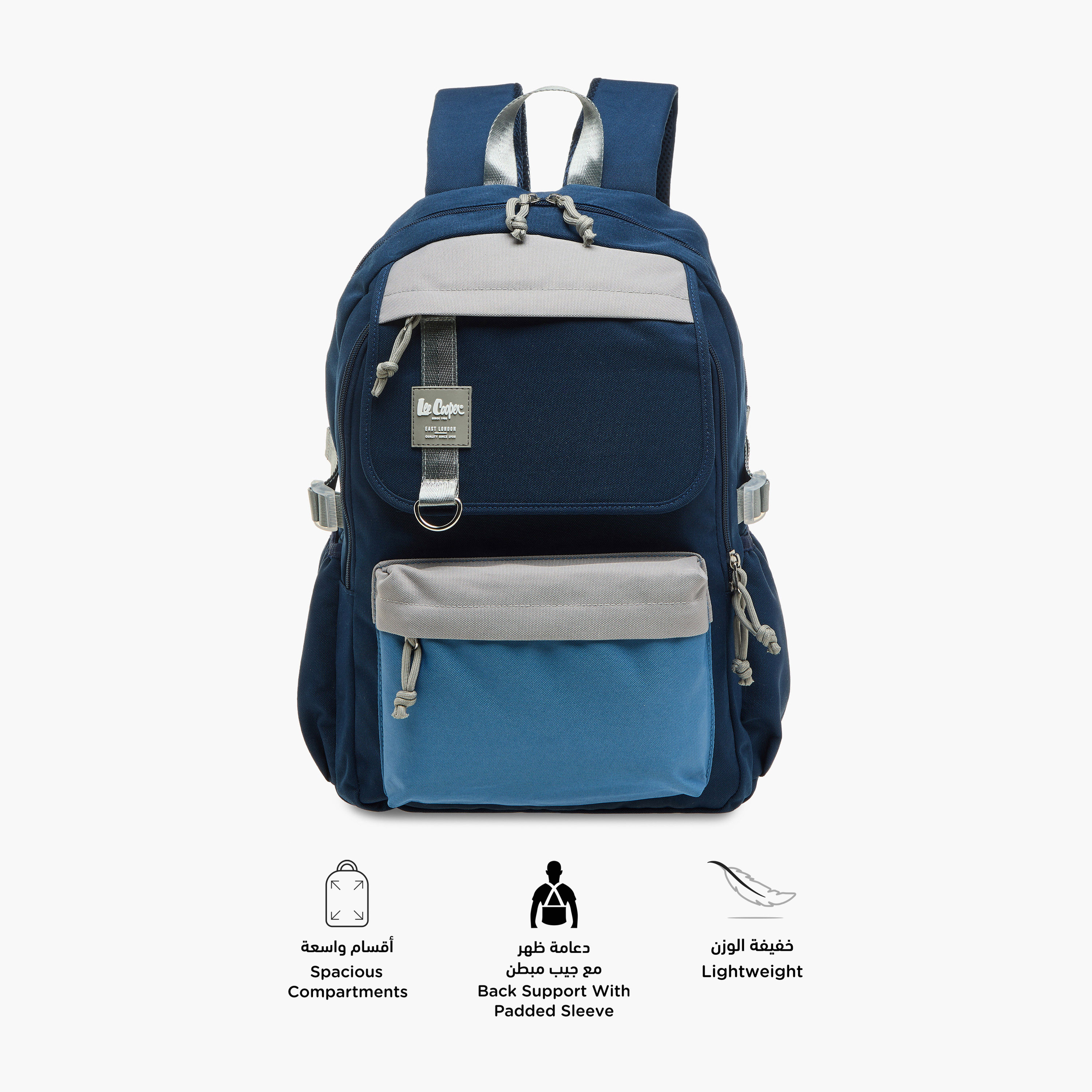 طقم شنطة ظهر مدرسية بطبعات مع شنطة غداء ومقلمة من فلورا بيلا-school-bagsandbackpacks-backpacks-image-7