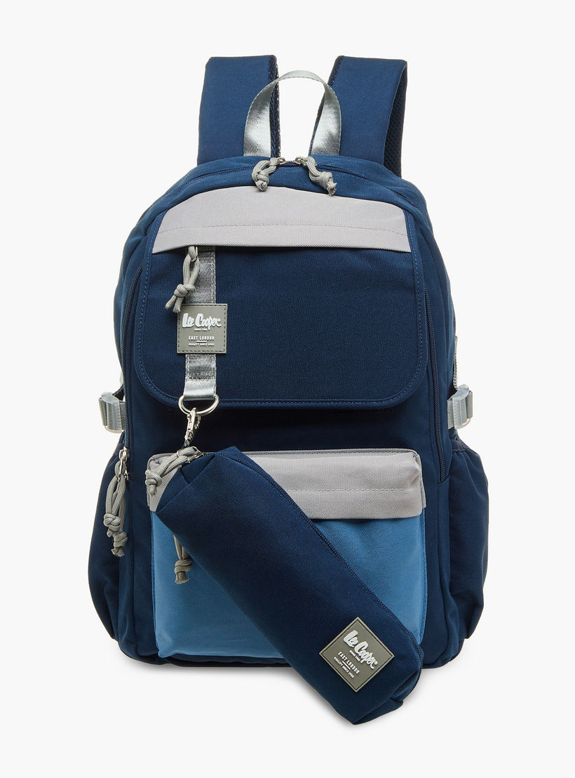 طقم شنطة ظهر مدرسية بطبعات مع شنطة غداء ومقلمة من فلورا بيلا-school-bagsandbackpacks-backpacks-image-9