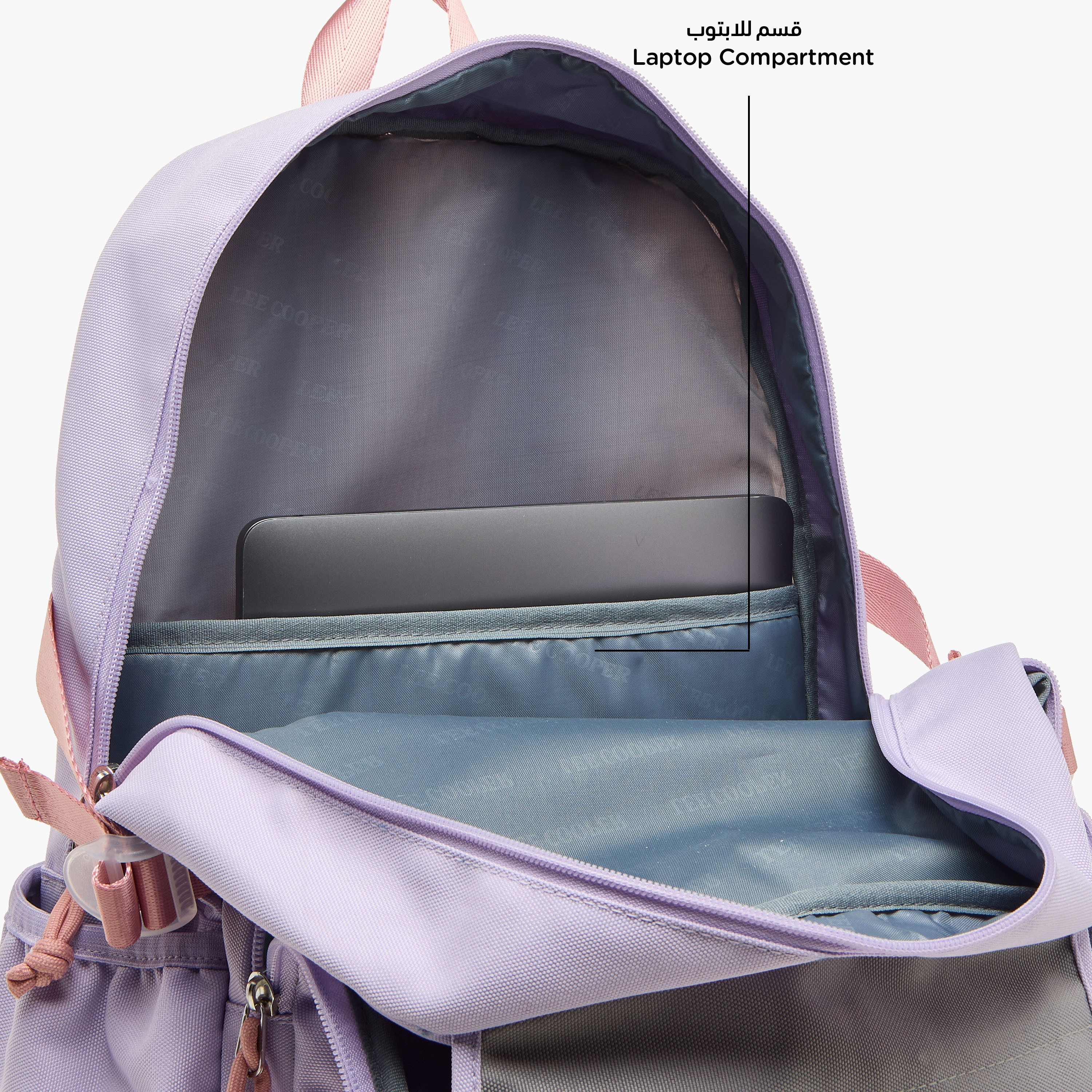 طقم شنطة ظهر مدرسية بطبعات مع شنطة غداء ومقلمة من فلورا بيلا-school-bagsandbackpacks-backpacks-image-11