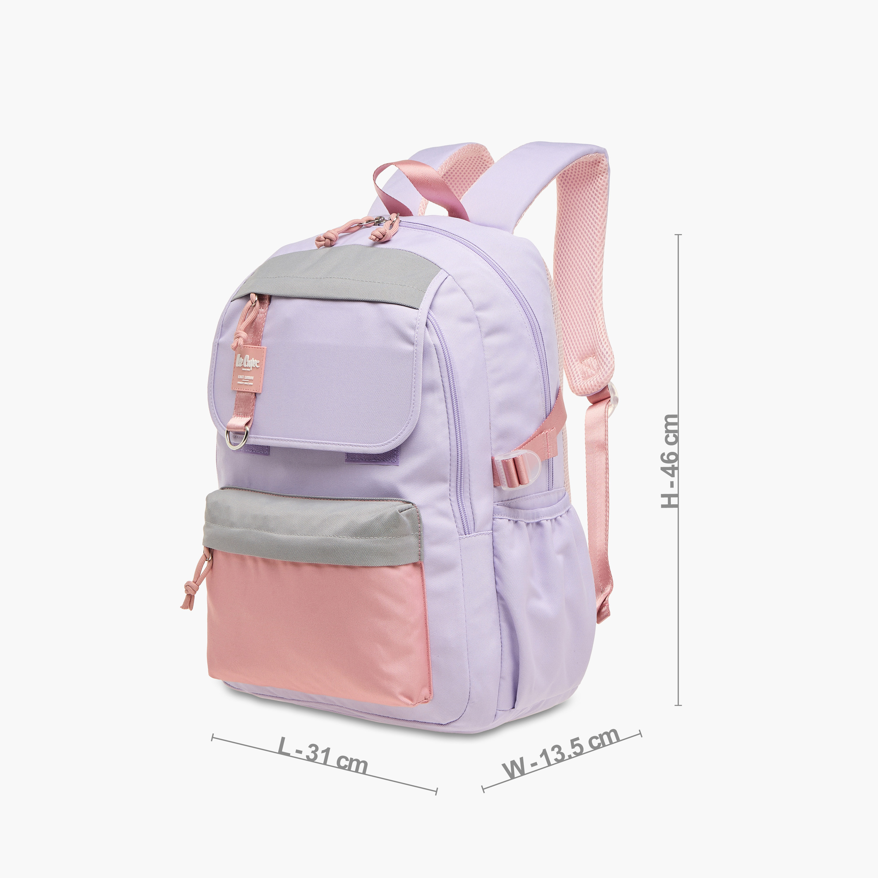 طقم شنطة ظهر مدرسية بطبعات مع شنطة غداء ومقلمة من فلورا بيلا-school-bagsandbackpacks-backpacks-image-3