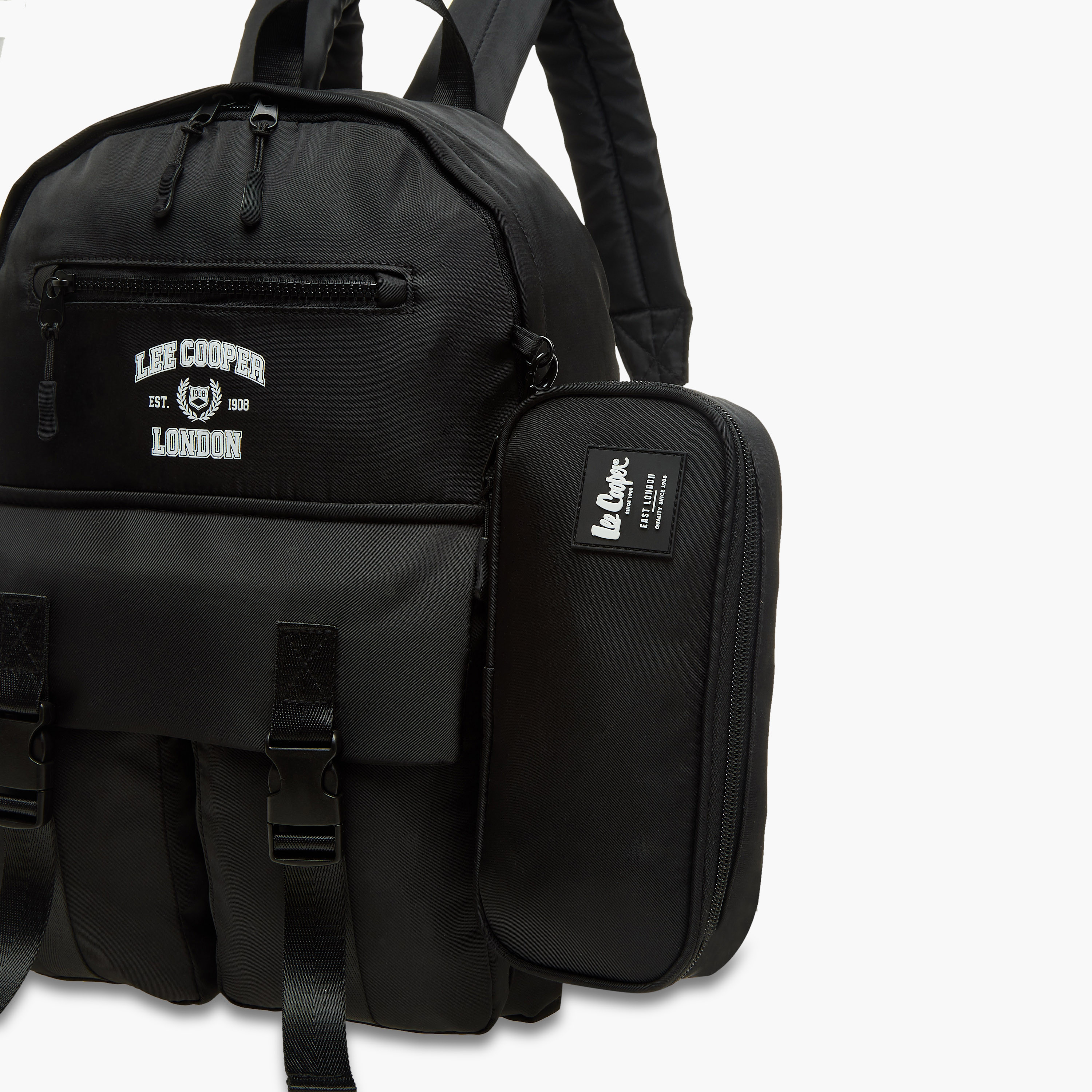 طقم شنطة ظهر مدرسية ومقلمة بطبعات شعار من لي كوبر-school-bagsandbackpacks-backpacks-image-10