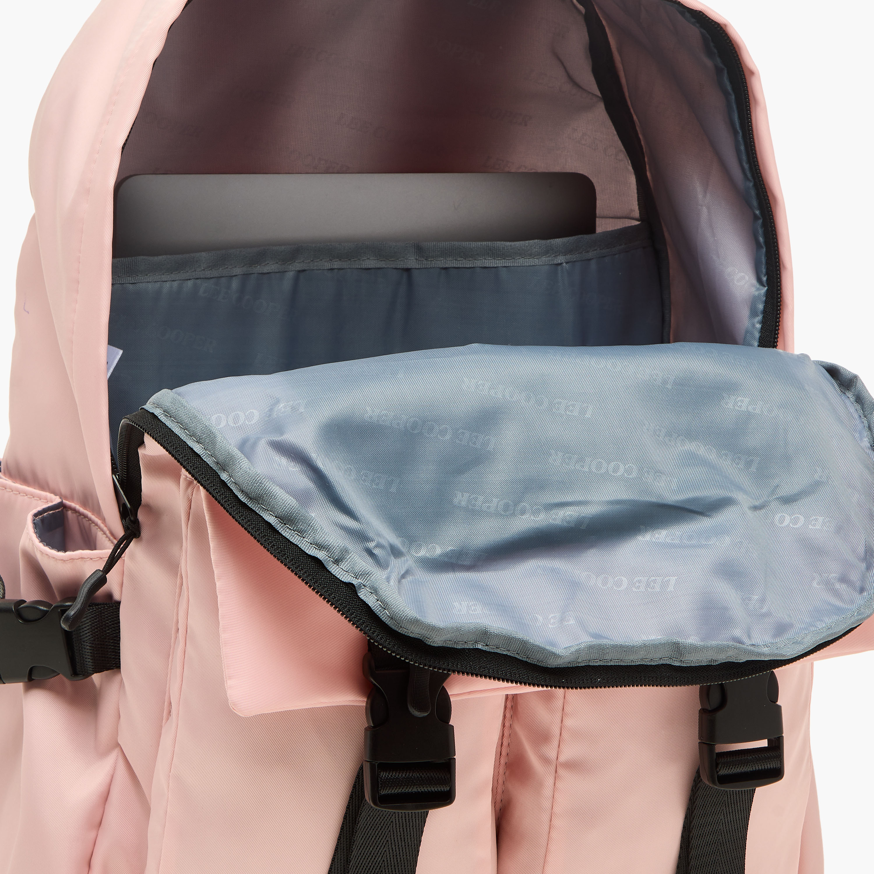 طقم شنطة ظهر مدرسية ومقلمة بطبعات شعار من لي كوبر-school-bagsandbackpacks-backpacks-image-10