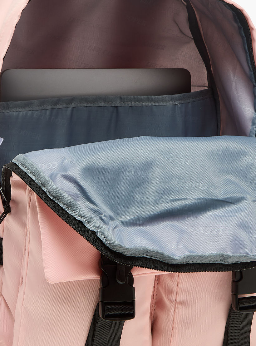 طقم شنطة ظهر مدرسية ومقلمة بطبعات شعار من لي كوبر-school-bagsandbackpacks-backpacks-image-10