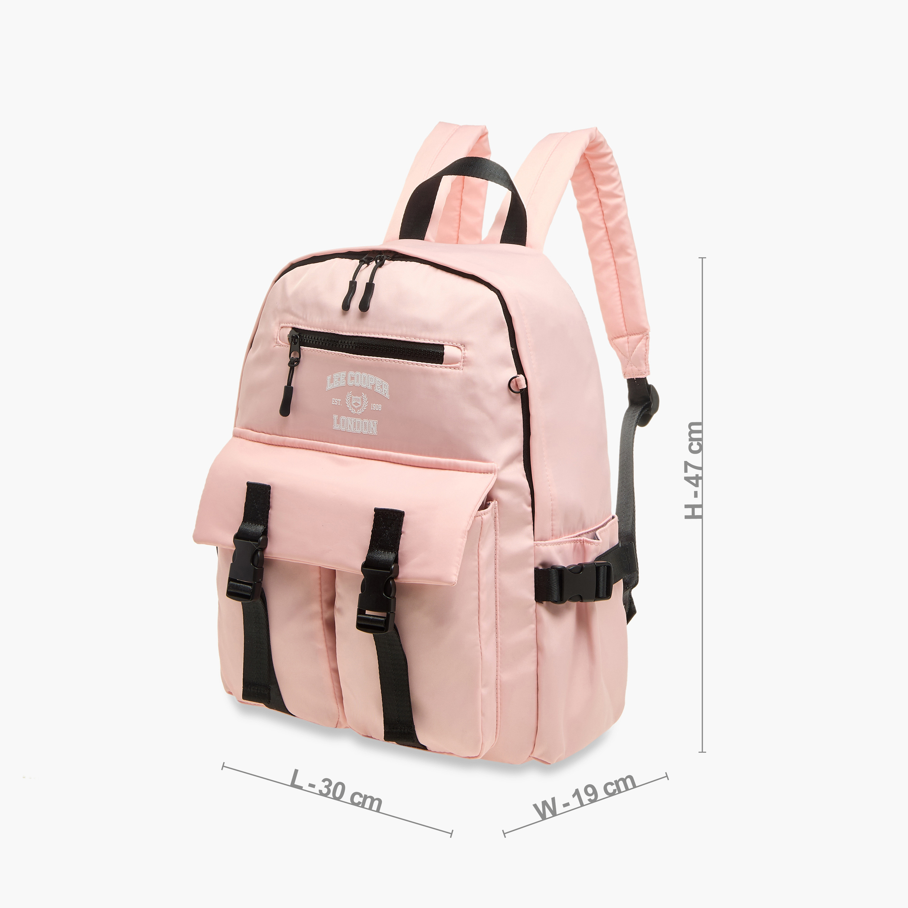 طقم شنطة ظهر مدرسية ومقلمة بطبعات شعار من لي كوبر-school-bagsandbackpacks-backpacks-image-2