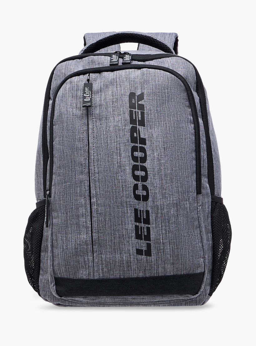 شنطة ظهر مدرسية بأحزمة كتف قابلة للتعديل وطبعات الشعار من لي كوبر - 16×46×31 سم-boys-accessories-bagsandbackpacks-image-1