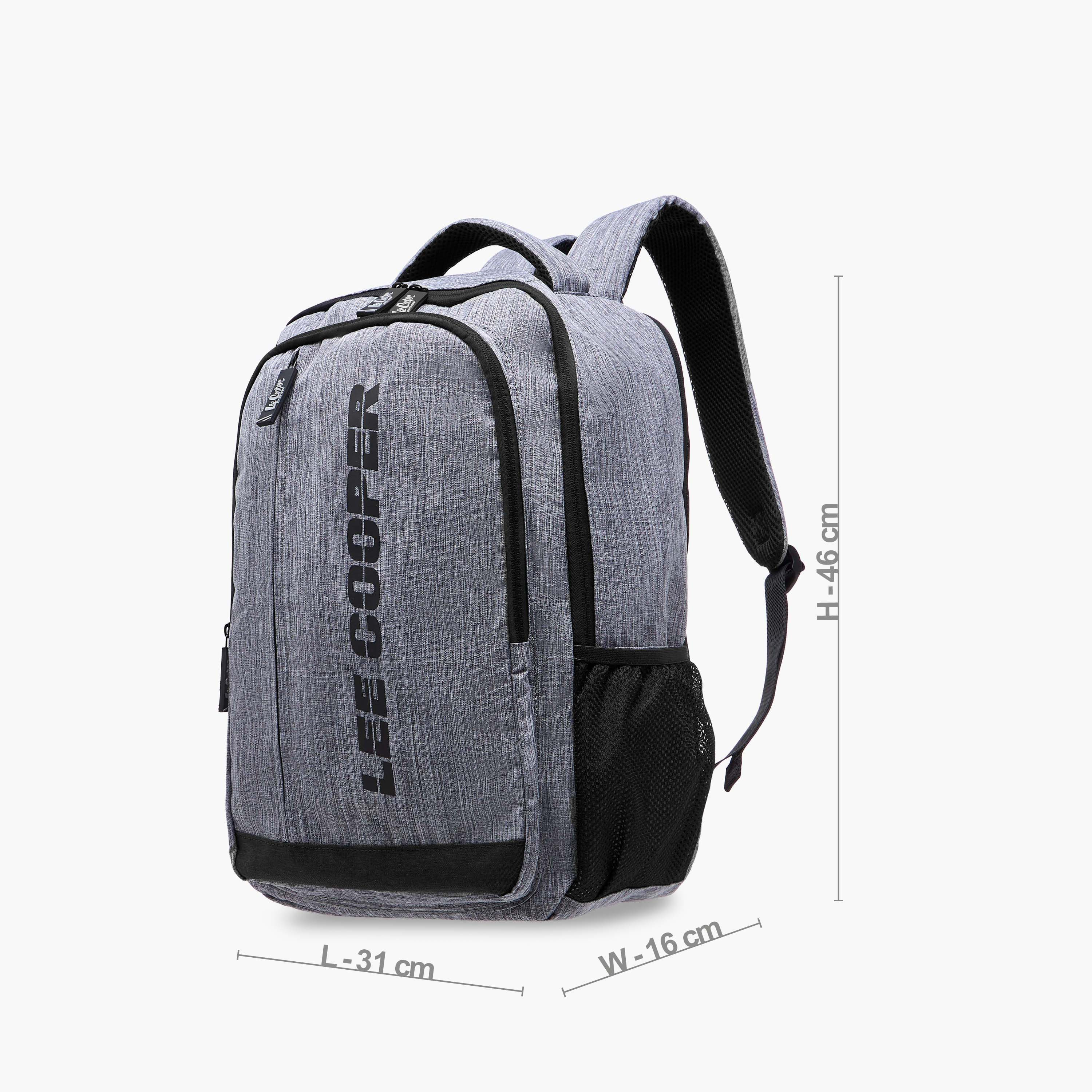 شنطة ظهر مدرسية بأحزمة كتف قابلة للتعديل وطبعات الشعار من لي كوبر - 16×46×31 سم-boys-accessories-bagsandbackpacks-image-4