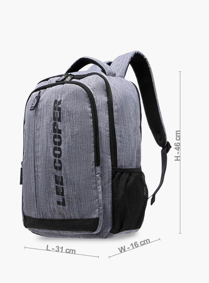 شنطة ظهر مدرسية بأحزمة كتف قابلة للتعديل وطبعات الشعار من لي كوبر - 16×46×31 سم-boys-accessories-bagsandbackpacks-image-4