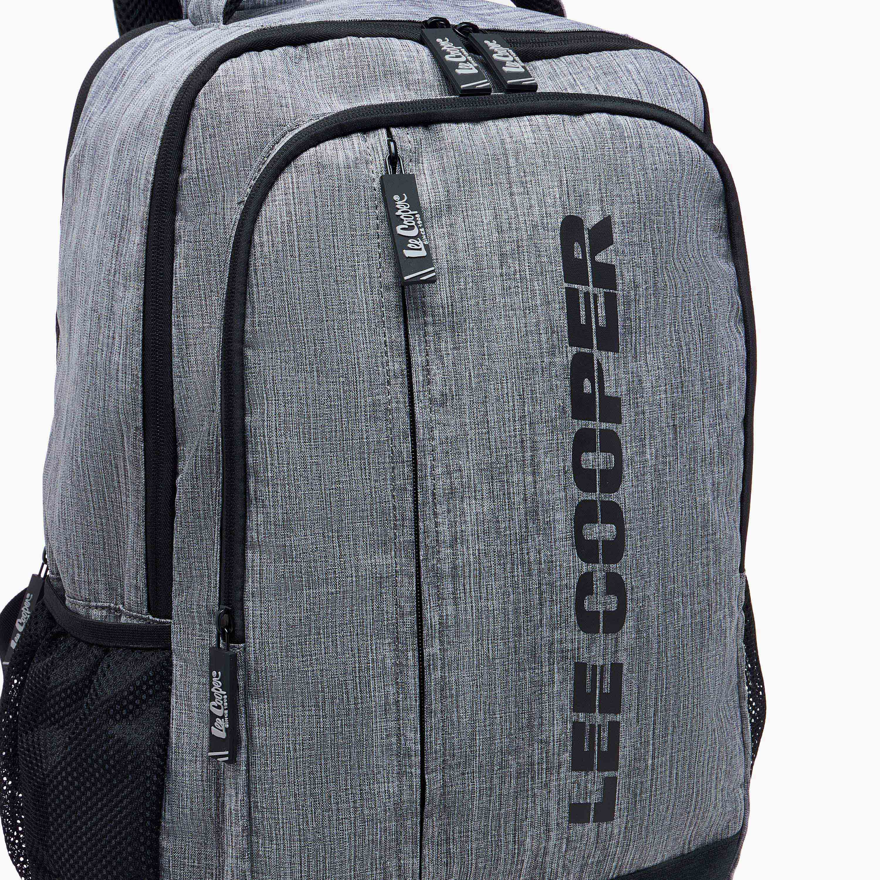 شنطة ظهر مدرسية بأحزمة كتف قابلة للتعديل وطبعات الشعار من لي كوبر - 16×46×31 سم-boys-accessories-bagsandbackpacks-image-7