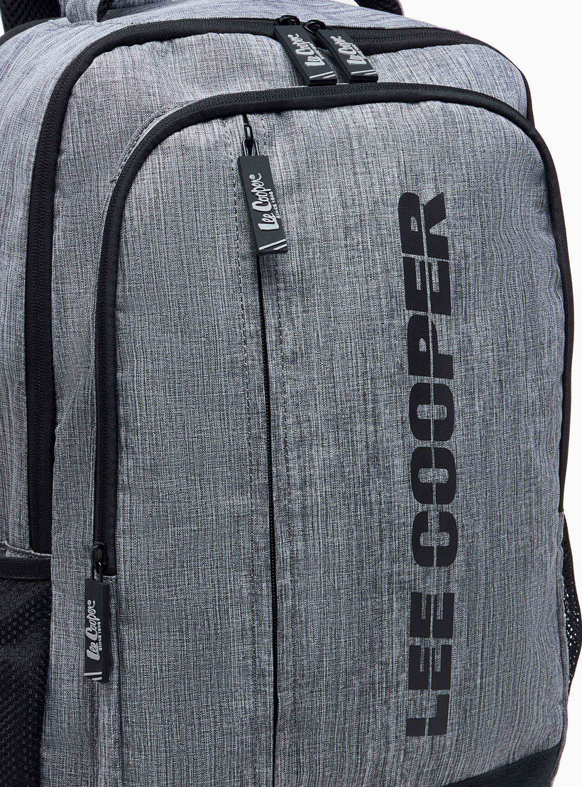 شنطة ظهر مدرسية بأحزمة كتف قابلة للتعديل وطبعات الشعار من لي كوبر - 16×46×31 سم-boys-accessories-bagsandbackpacks-image-7