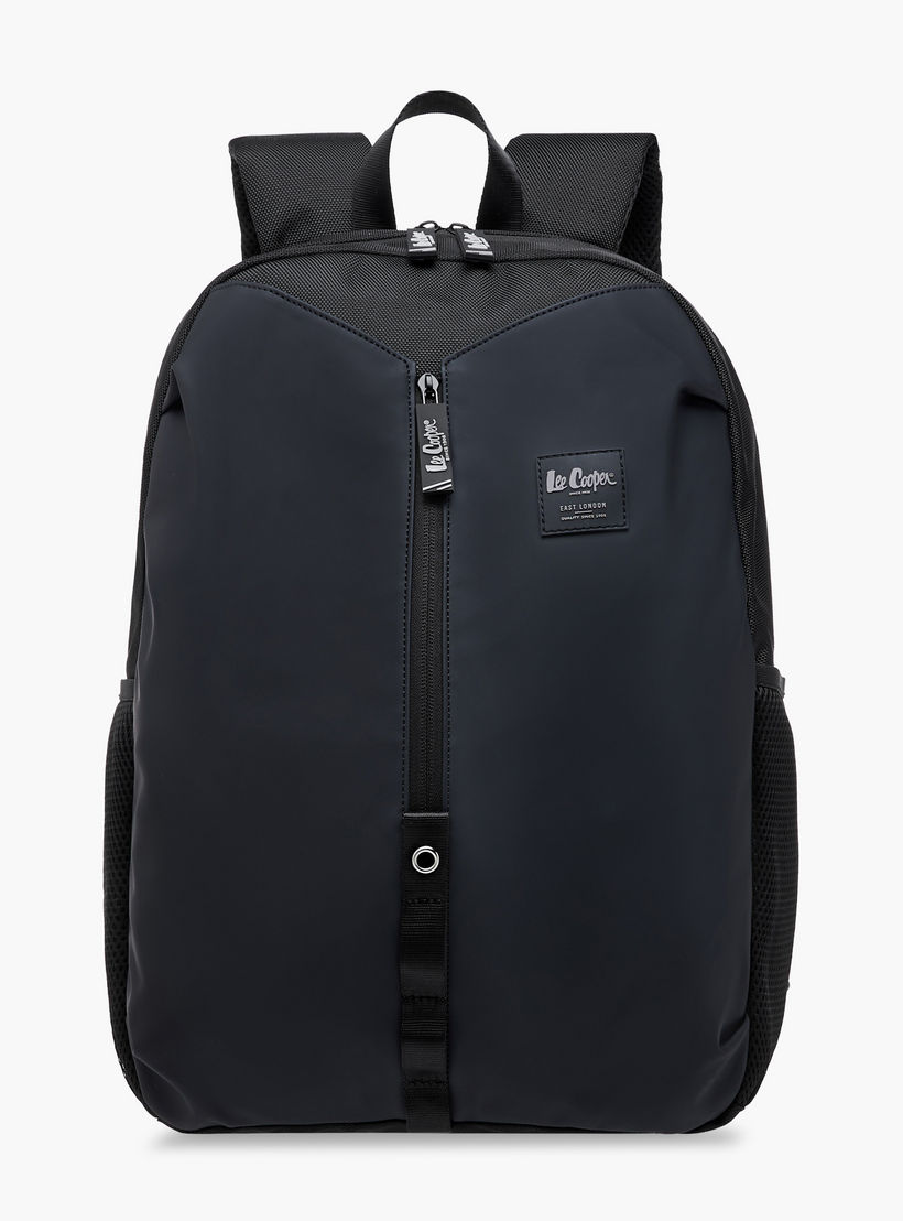شنطة ظهر مدرسية بأحزمة كتف قابلة للتعديل وتفاصيل الشعار من لي كوبر - 15×50×33 سم-boys-accessories-bagsandbackpacks-image-1