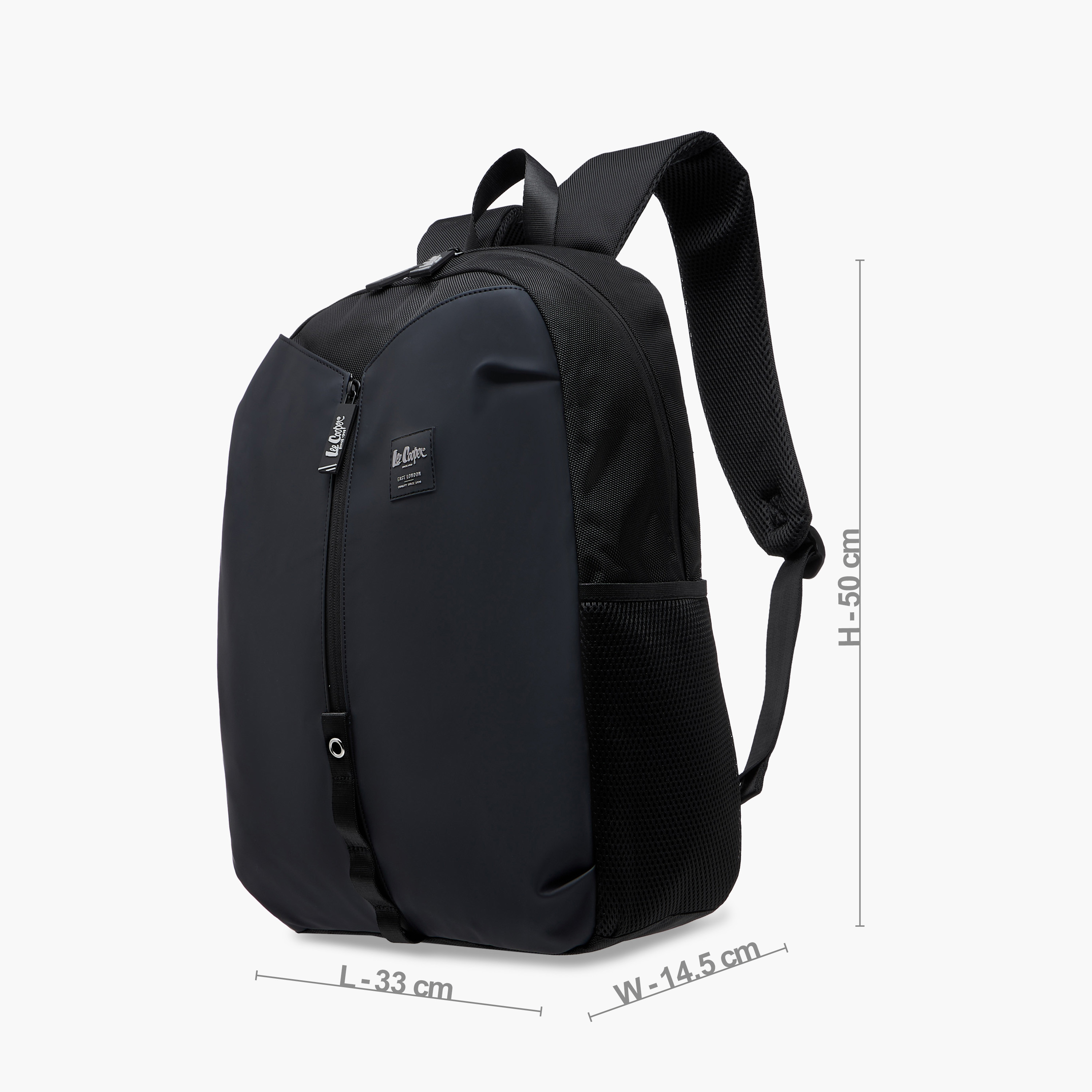 شنطة ظهر مدرسية بأحزمة كتف قابلة للتعديل وتفاصيل الشعار من لي كوبر - 15×50×33 سم-boys-accessories-bagsandbackpacks-image-4
