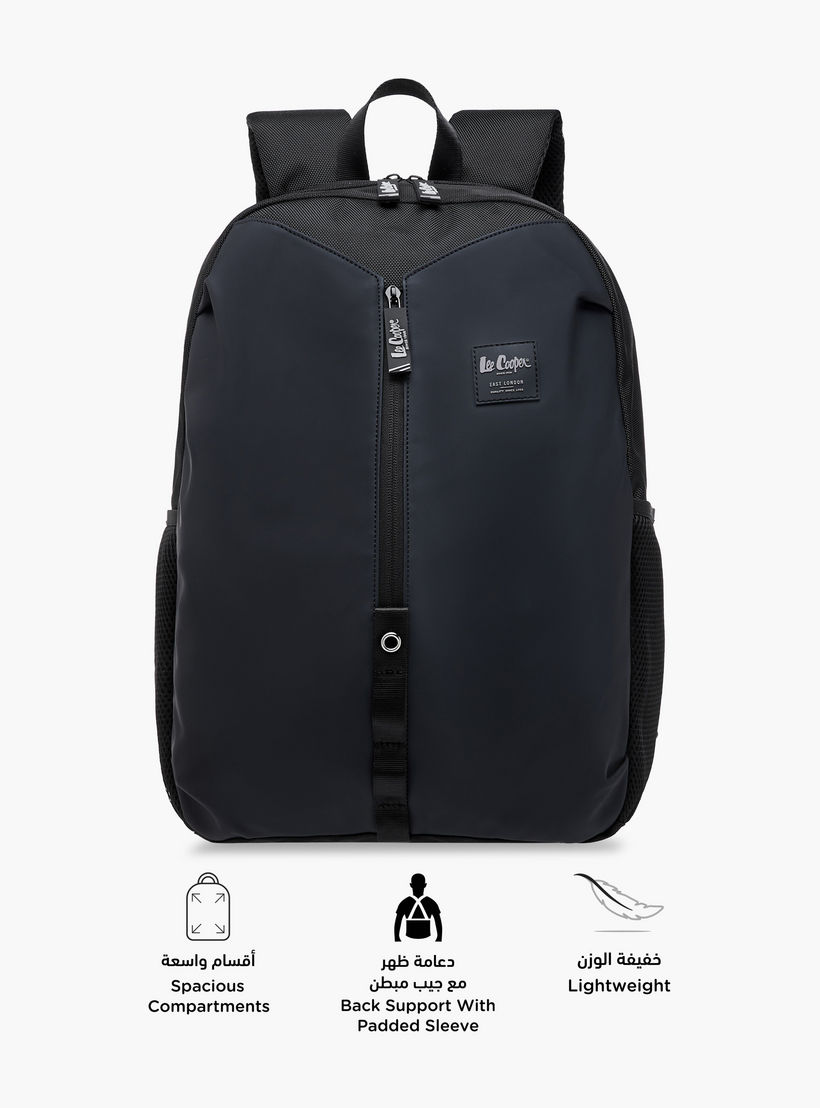 شنطة ظهر مدرسية بأحزمة كتف قابلة للتعديل وتفاصيل الشعار من لي كوبر - 15×50×33 سم-boys-accessories-bagsandbackpacks-image-6