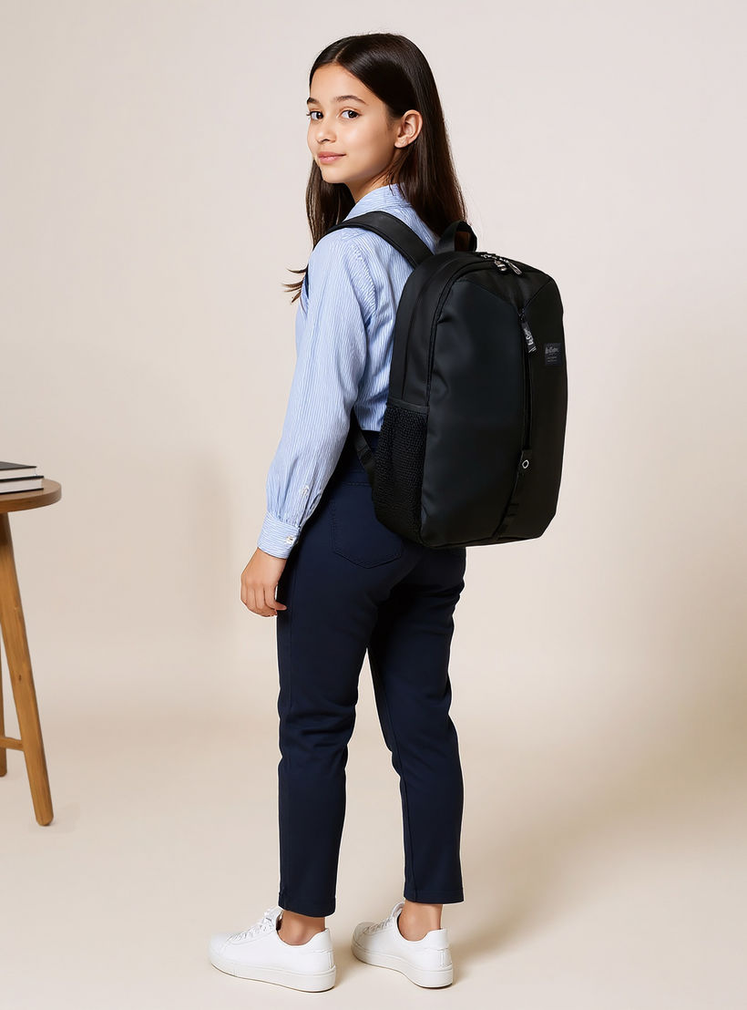 شنطة ظهر مدرسية بأحزمة كتف قابلة للتعديل وتفاصيل الشعار من لي كوبر - 15×50×33 سم-boys-accessories-bagsandbackpacks-image-2