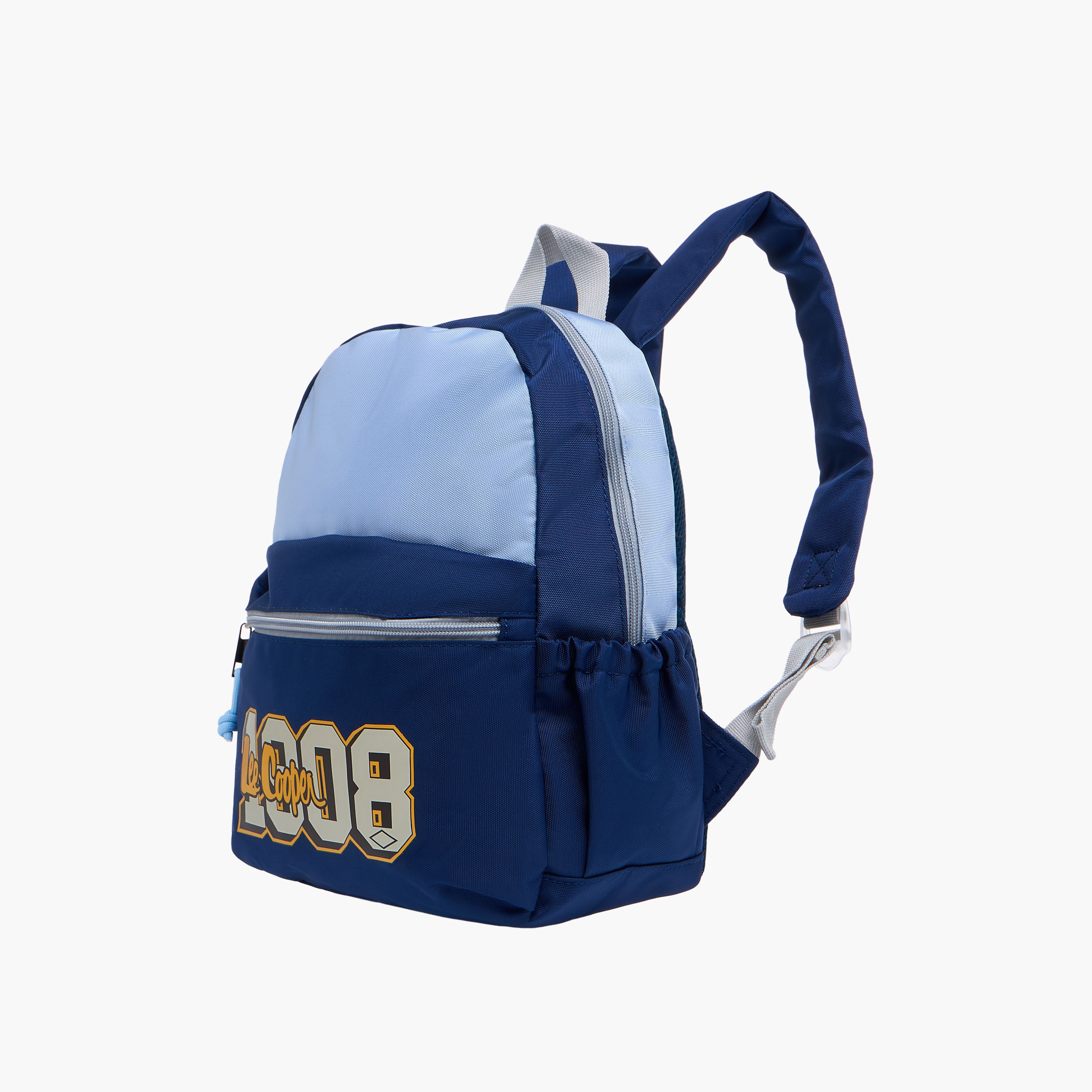شنطة ظهر مدرسية بأحزمة مبطنة وطبعات من لي كوبر - 12x24x34 سم-school-bagsandbackpacks-backpacks-image-2