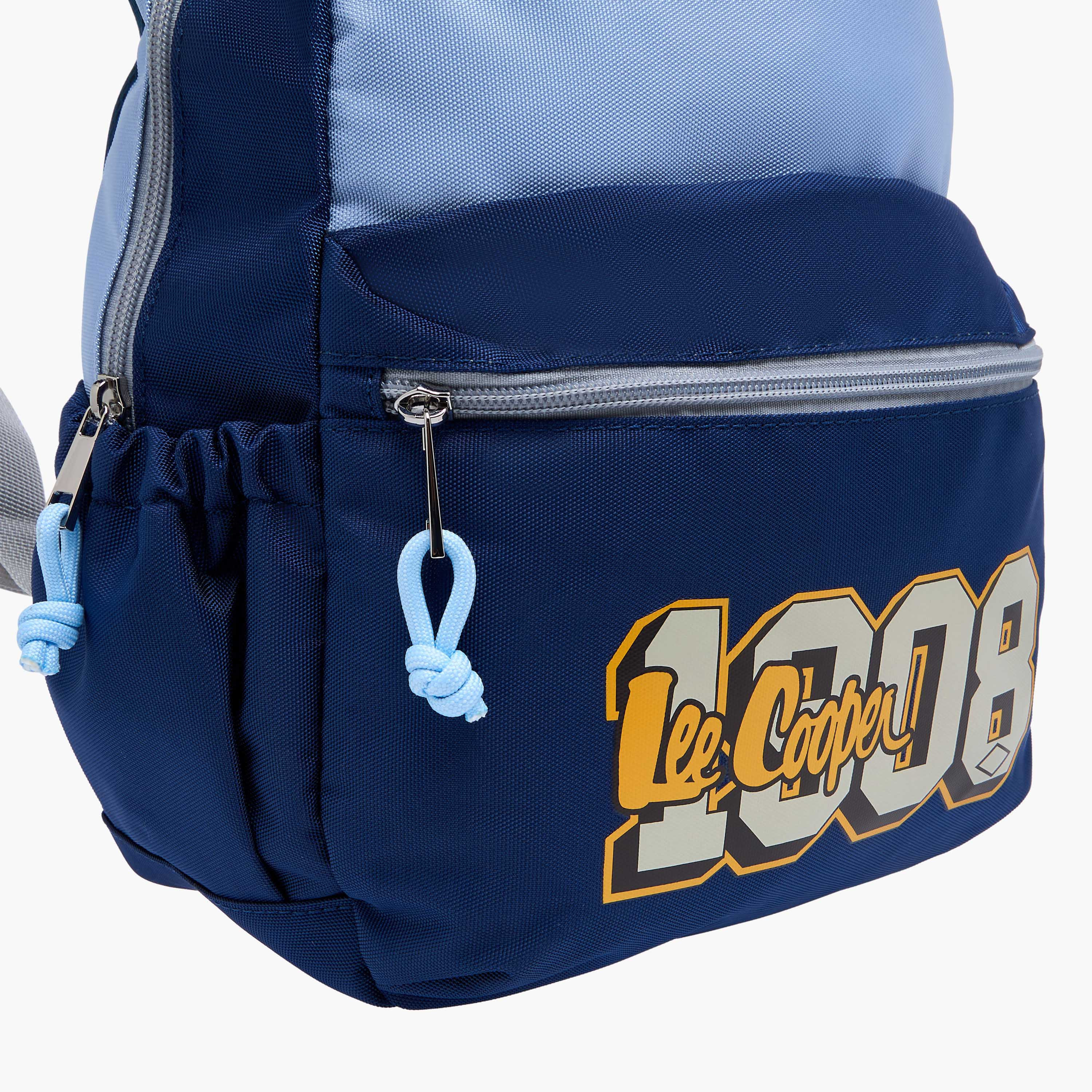 شنطة ظهر مدرسية بأحزمة مبطنة وطبعات من لي كوبر - 12x24x34 سم-school-bagsandbackpacks-backpacks-image-4