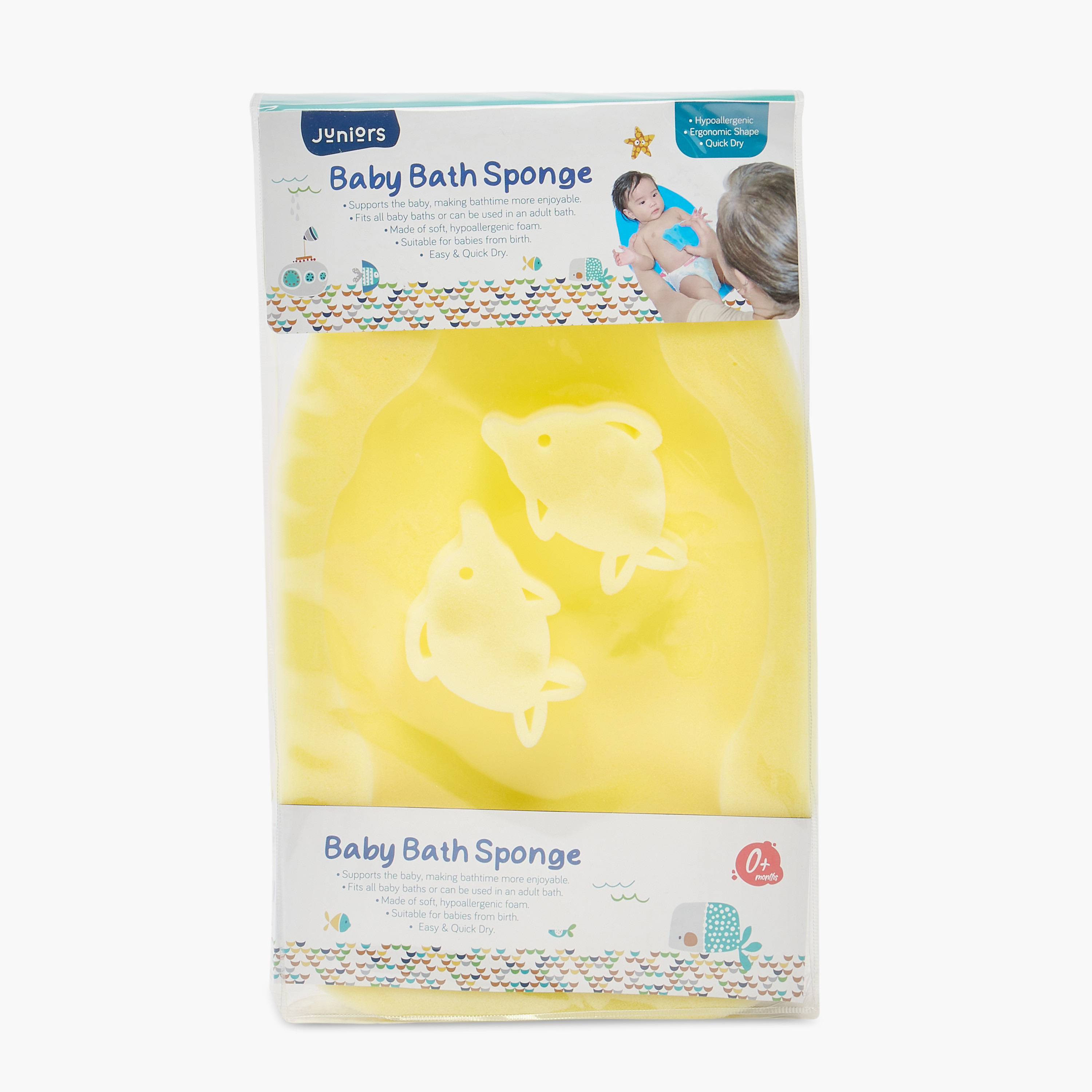Juniors Solid Bath Sponge Set-baby-bathandcare-bathtubs-image-8