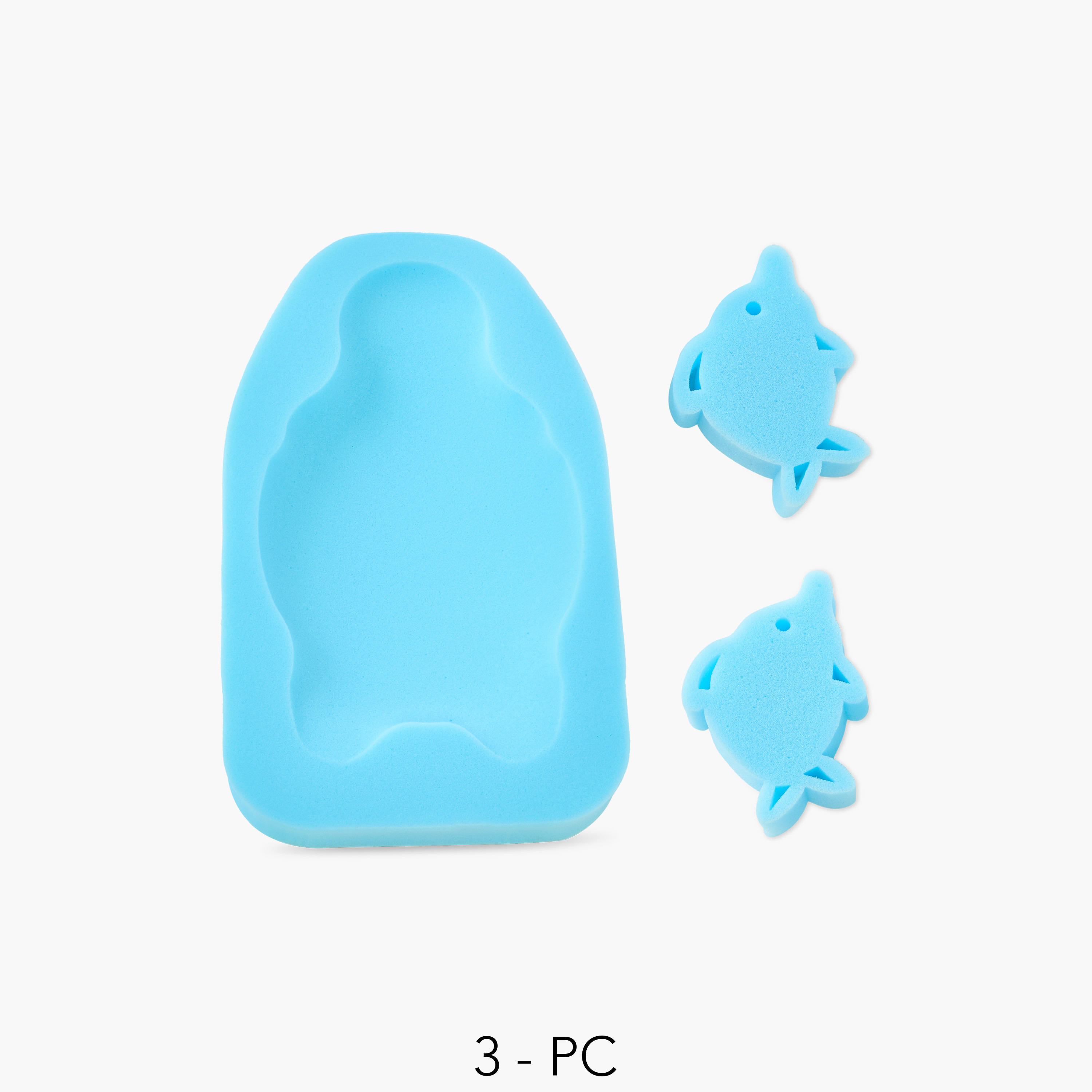 طقم إسفنج استحمام سادة من جونيورز-baby-bathandcare-bathtubs-image-8