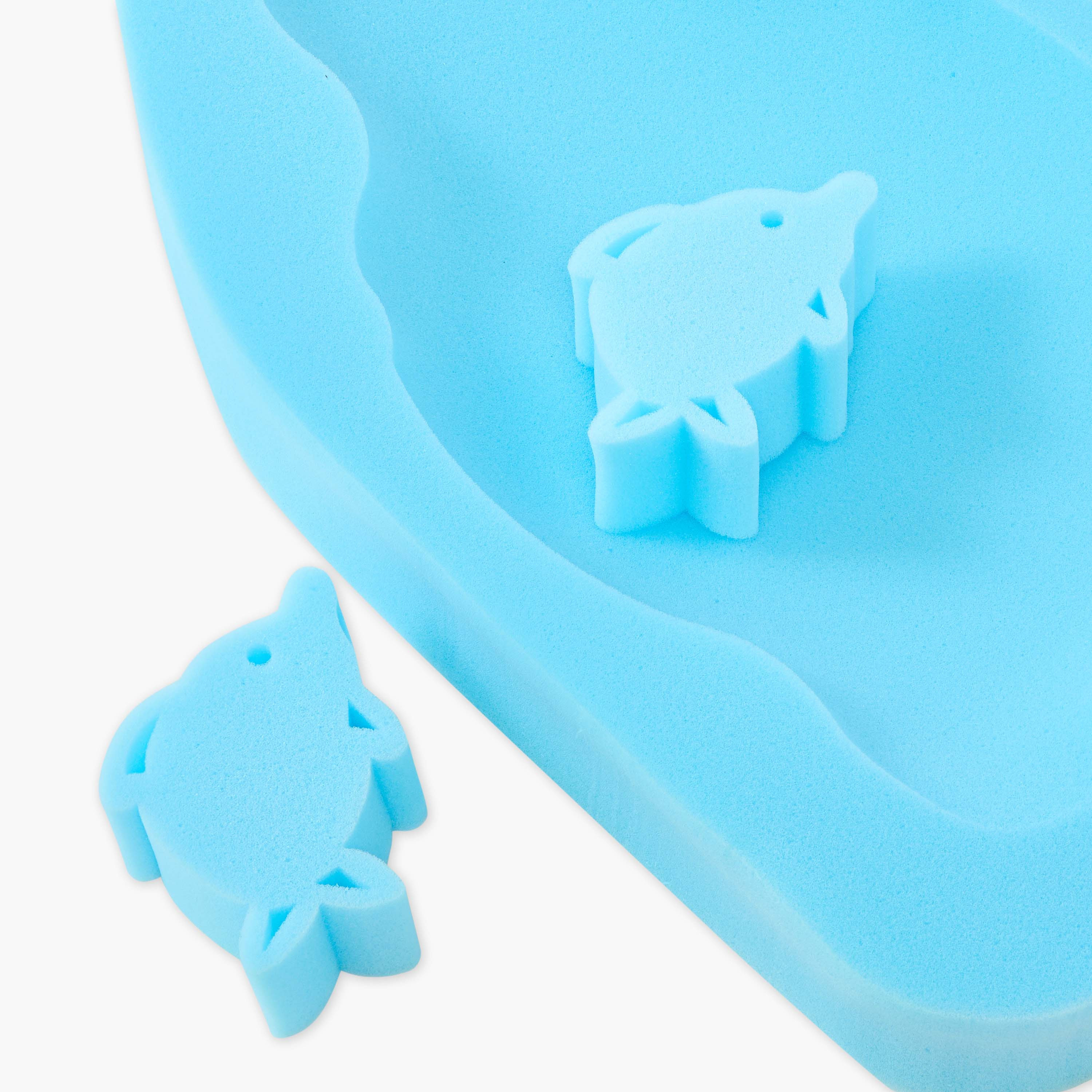 طقم إسفنج استحمام سادة من جونيورز-baby-bathandcare-bathtubs-image-2