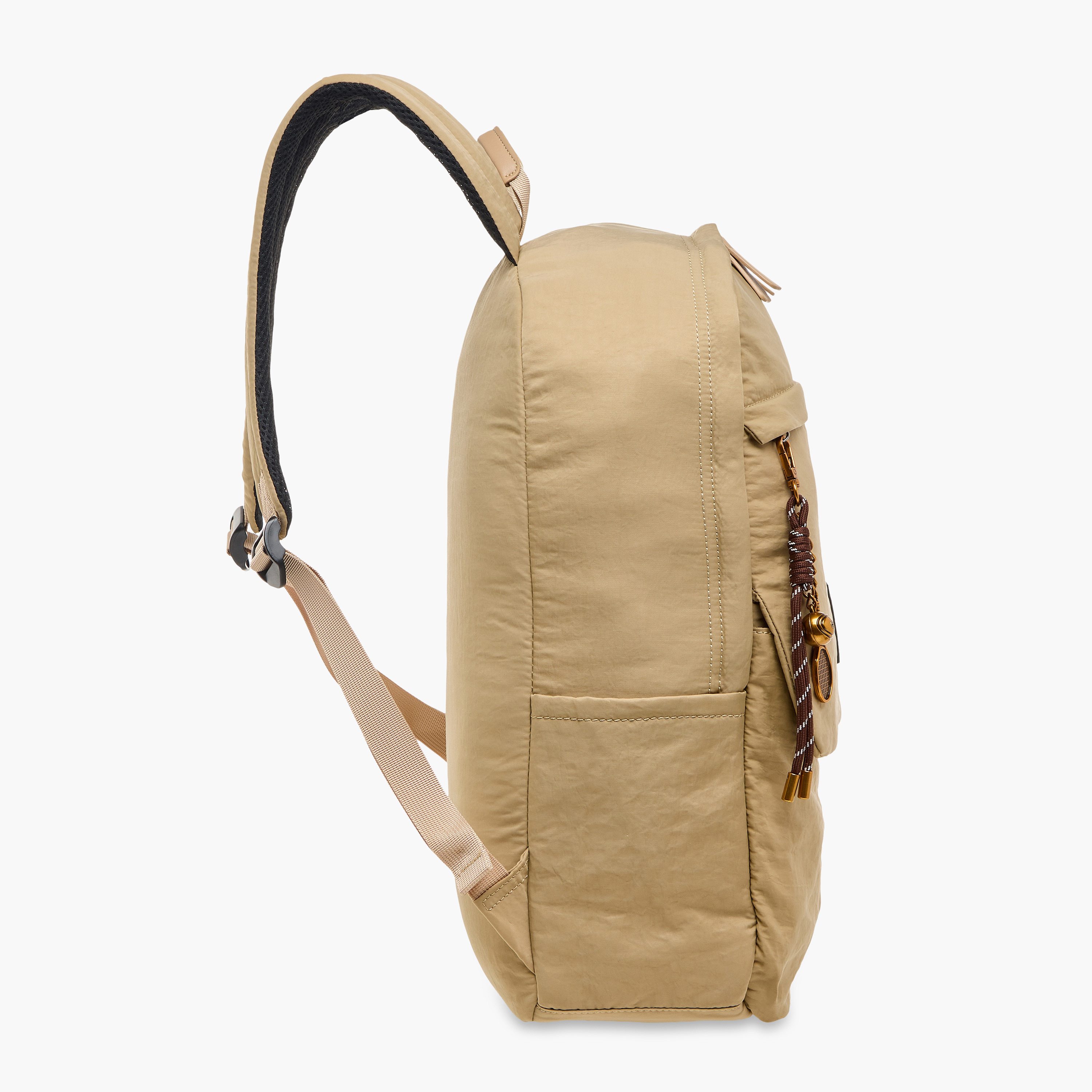 شنطة ظهر بحزام قابل للتعديل وزخارف الشعار من لي كوبر - 32x13x45 سم-women-bagsandwallets-backpacks-image-3