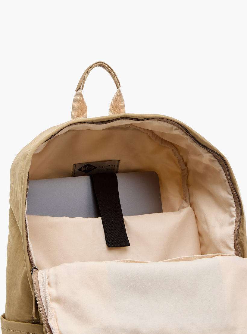 شنطة ظهر بحزام قابل للتعديل وزخارف الشعار من لي كوبر - 32x13x45 سم-women-bagsandwallets-backpacks-image-9