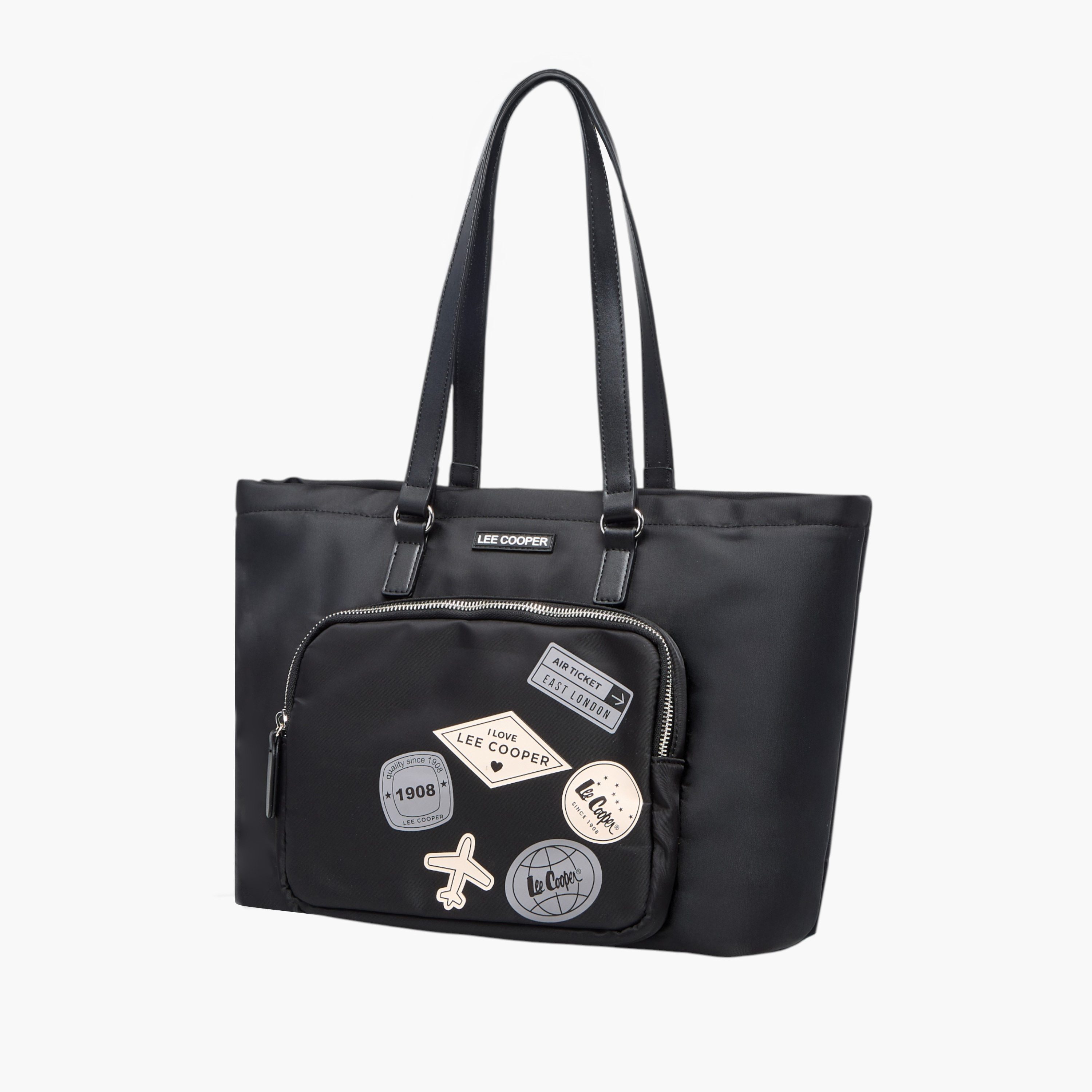 شنطة توتي بمقابض مزدوجة وسحاب إغلاق وزخارف من لي كوبر-women-bagsandwallets-handbags-image-3