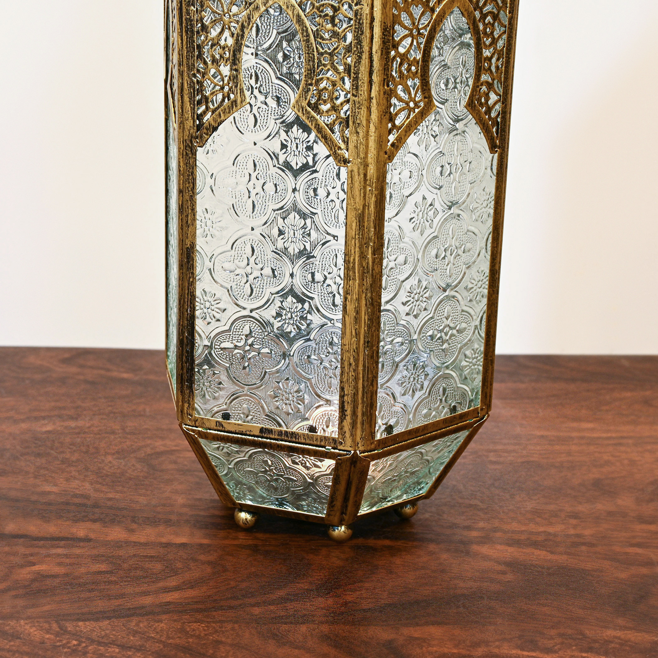 Hanging Candleholder with Cutwork Detail - 47x19 cms-household-decor-candleholdersandlanterns-image-4
