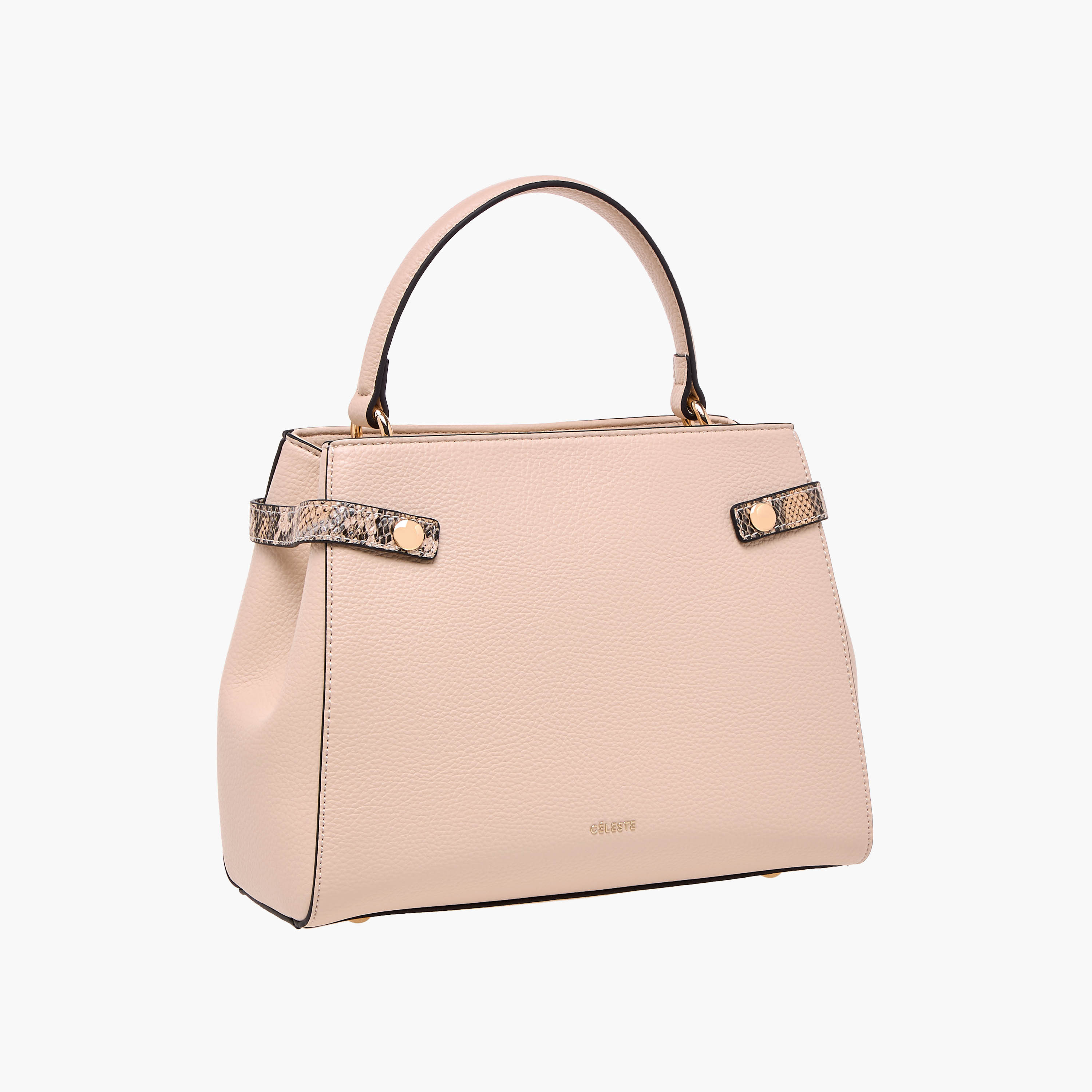 شنطة كروس بودي بحمالة قابلة للفصل وتزيينات حزام من سيليست-women-bagsandwallets-handbags-image-5