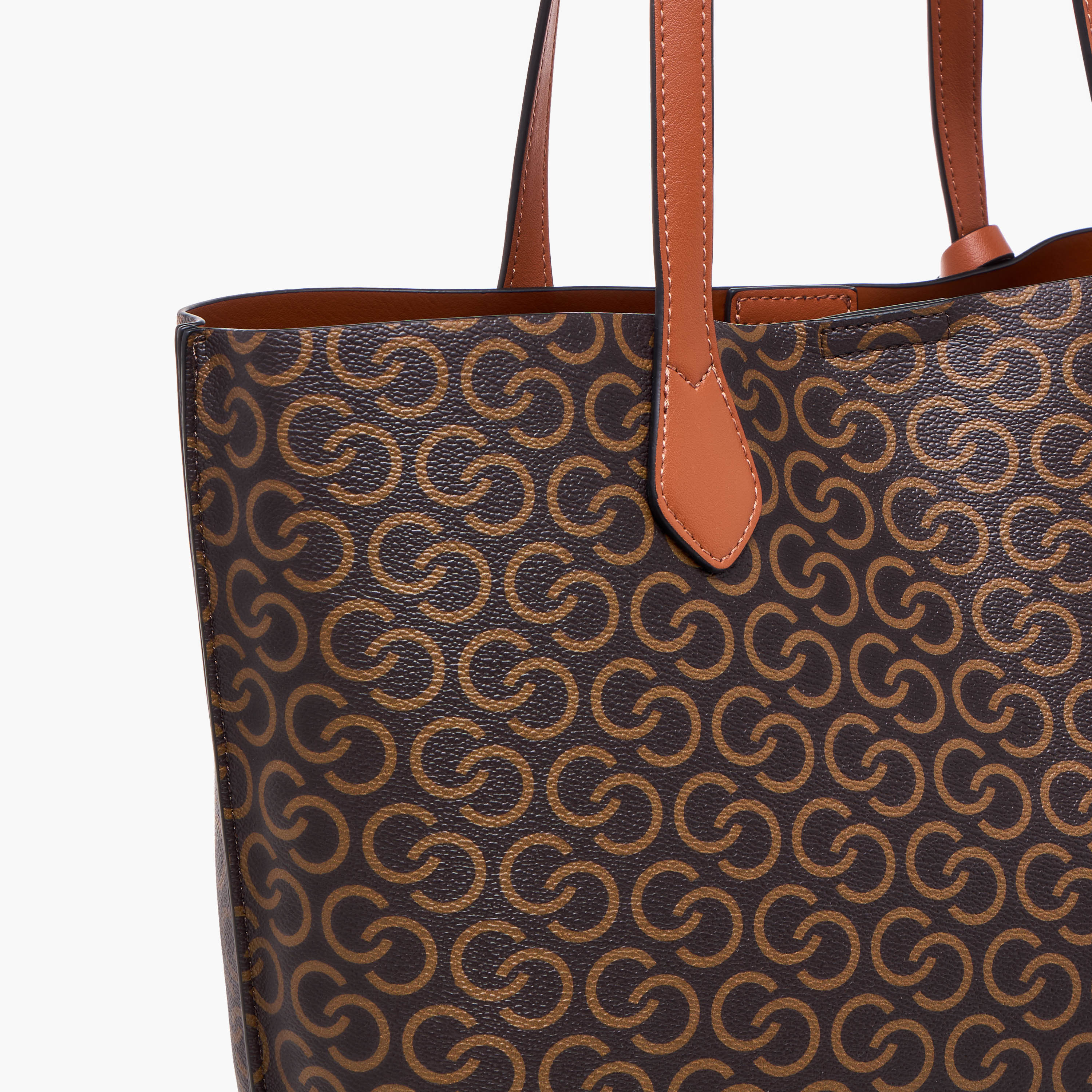 Celeste Monogram Print Tote Bag with Pouch and Zip Closure-women-bagsandwallets-handbags-image-6