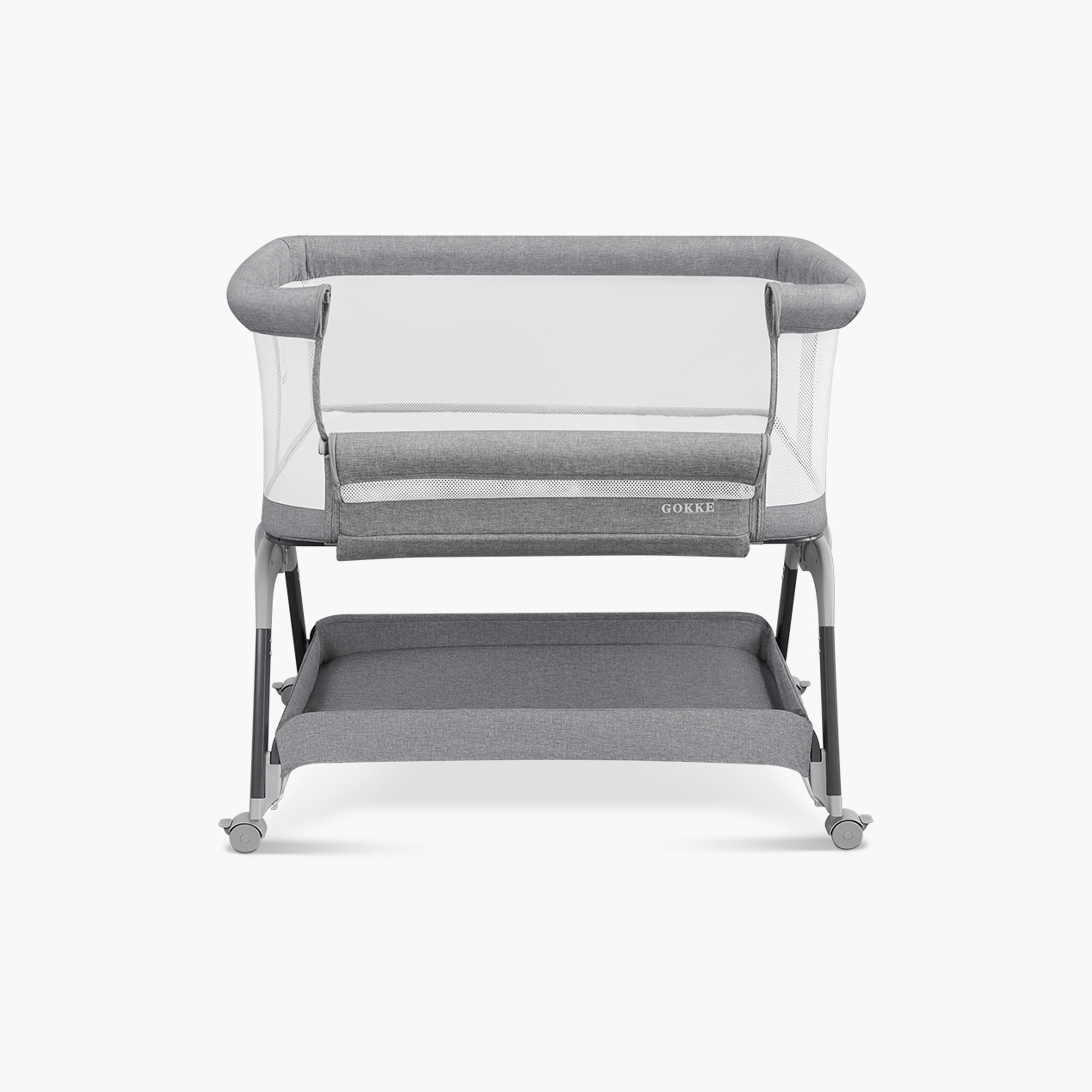 Gokke 3 in 1 Foldable & Portable Bassinet with Storage Basket-baby-nursery-furniture-cribsandbeds-bassinets-image-7