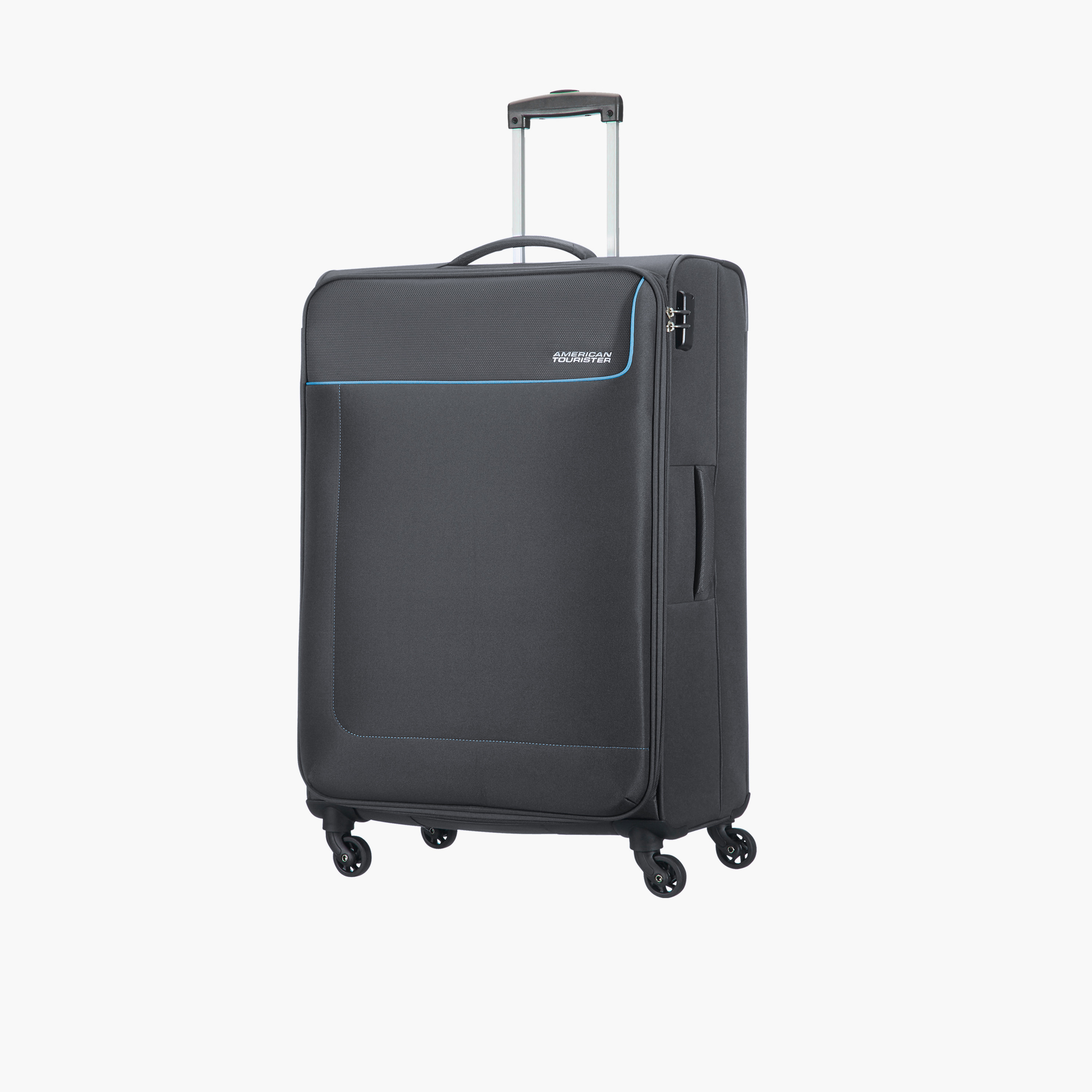 American Tourister Jamaica 69 CM Medium Check-in Polyester Soft Sided 4-Wheeler Spinner Trolley Bag with TSA Lock | 27OX08102-travel-luggagesandbags-luggage-image-1