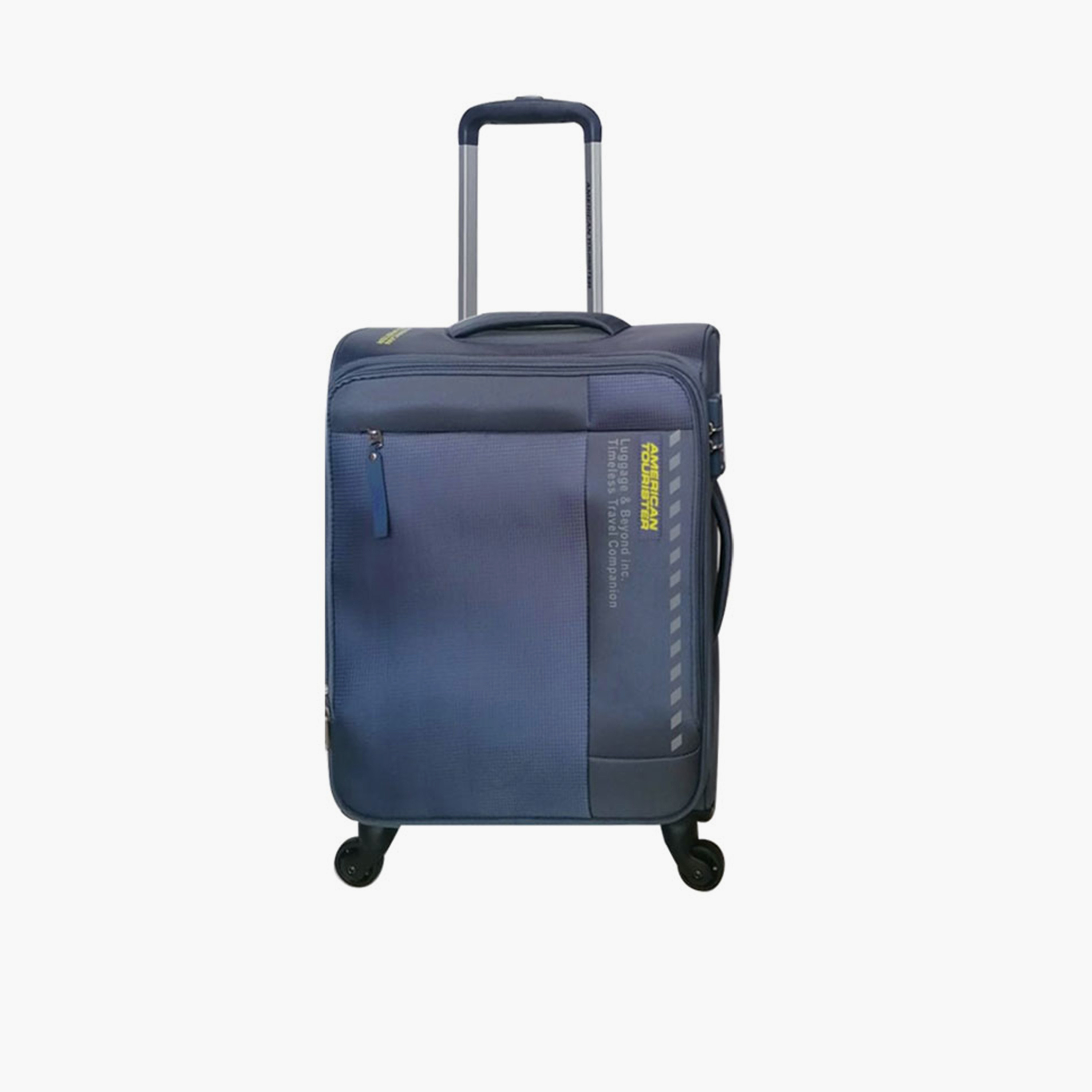 American Tourister Marina 57 CM Small Cabin Polyester Soft Sided 4-Wheeler Spinner Trolley Bag with TSA Lock | LF2X08201-travel-luggagesandbags-luggage-image-1