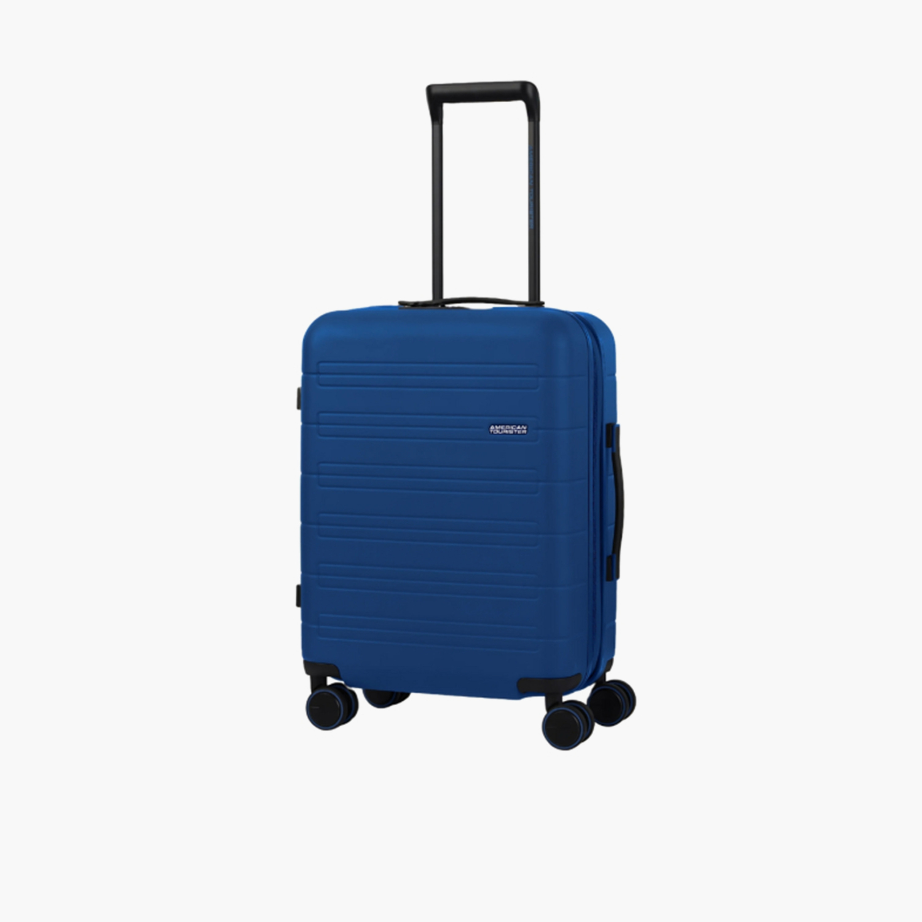 American Tourister Novastream 55 CM Small Cabin Polycarbonate with ABS Hard Sided 4-Wheeler Spinner Trolley Bag with TSA Lock | MC7X41007-travel-luggagesandbags-luggage-image-1