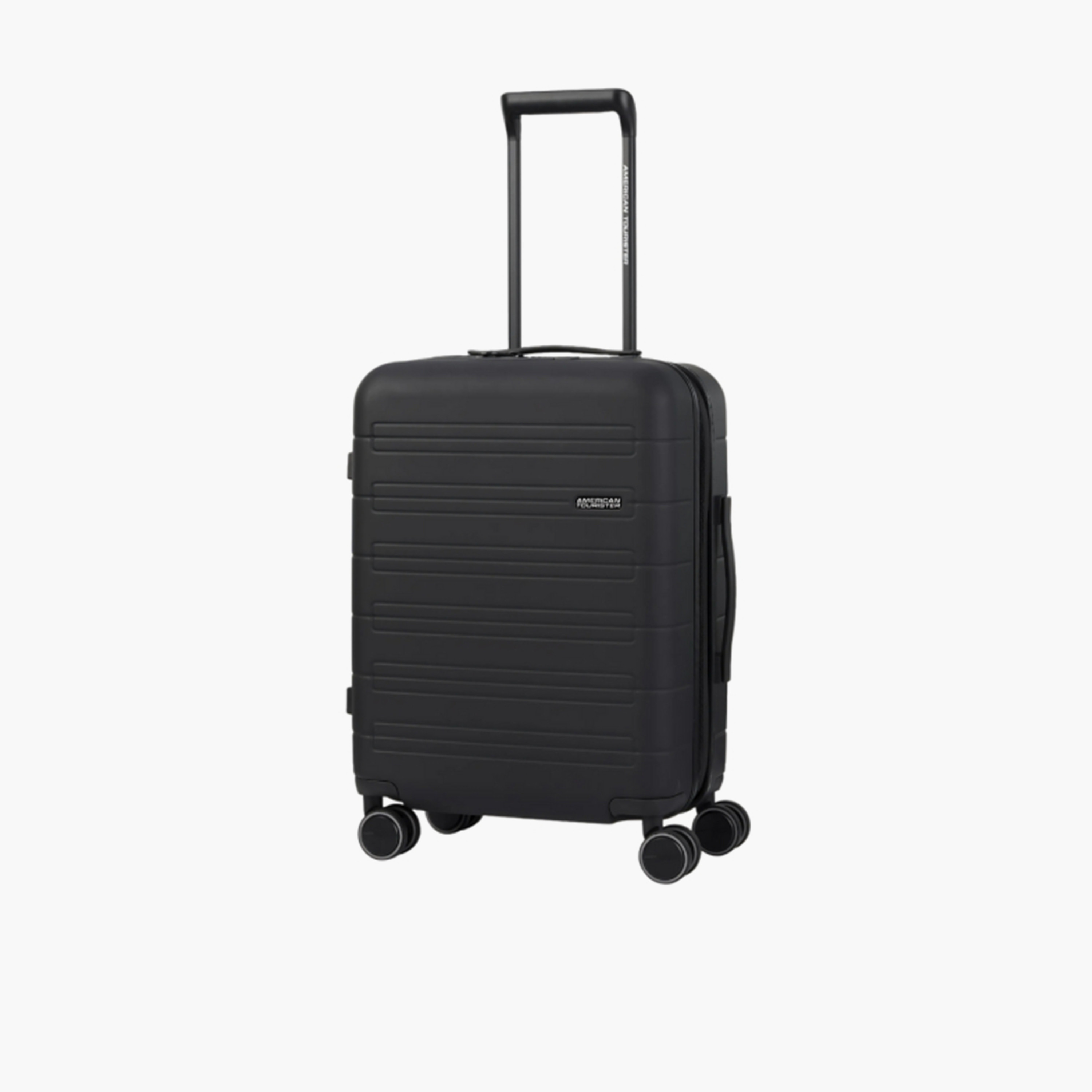 American Tourister Novastream 55 CM Small Cabin Polycarbonate with ABS Hard Sided 4-Wheeler Spinner Trolley Bag with TSA Lock | MC7X61007-travel-luggagesandbags-luggage-image-1