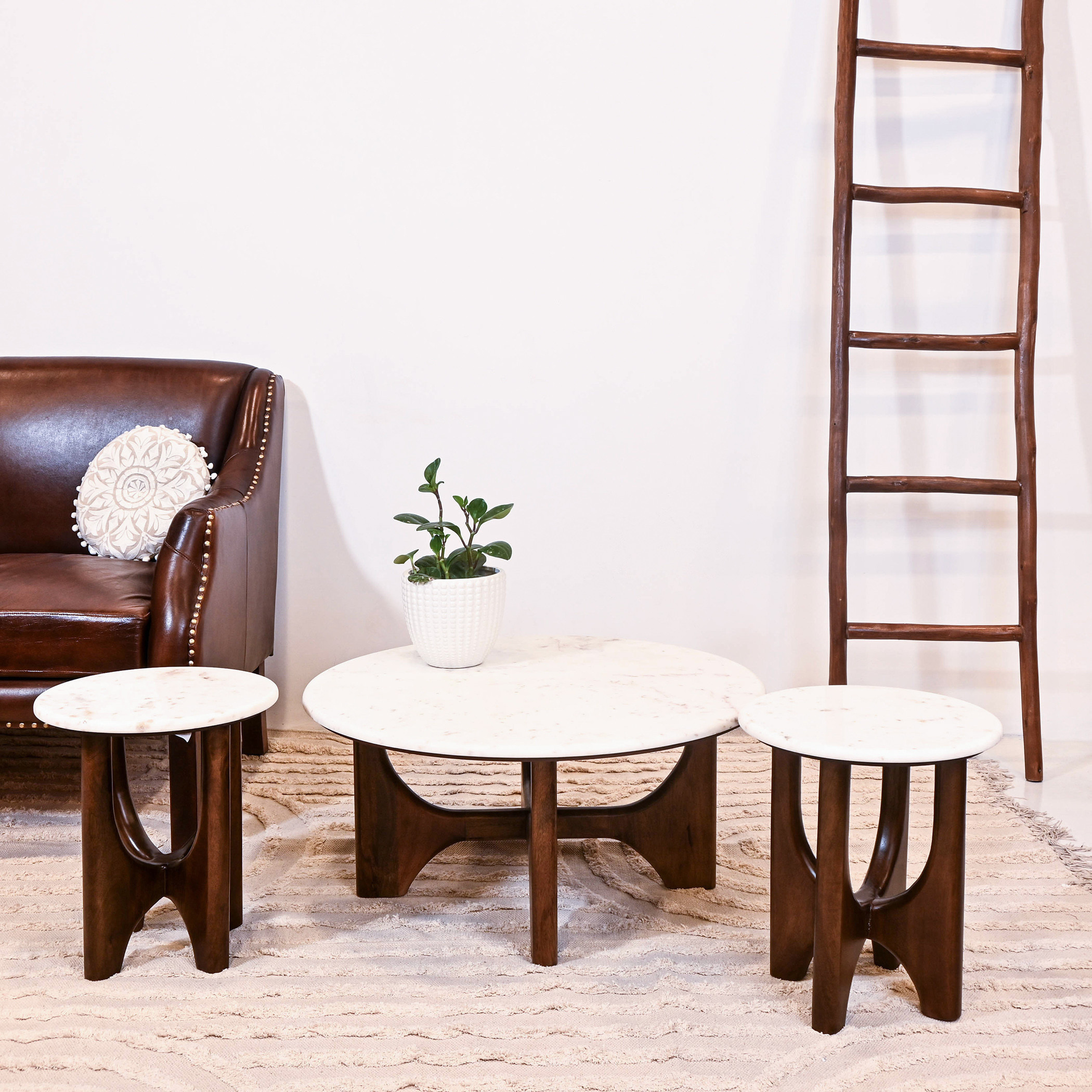 طاولة قهوة رخام وخشب - 35x74 سم-furniture-livingroom-coffeetables-image-5